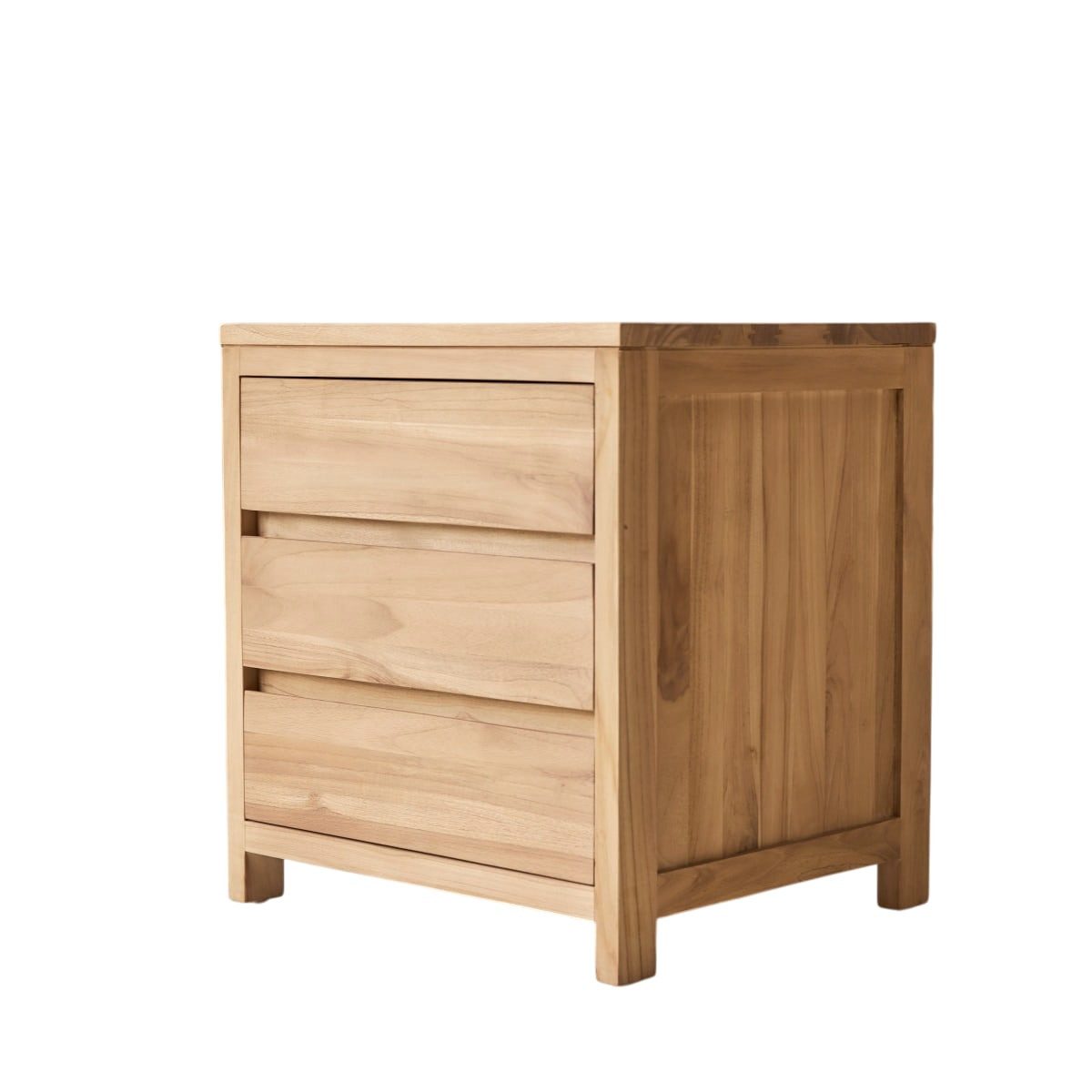Tikamoon Kommode Eden - Aufbewahrungsbox aus massivem Teak 55 cm