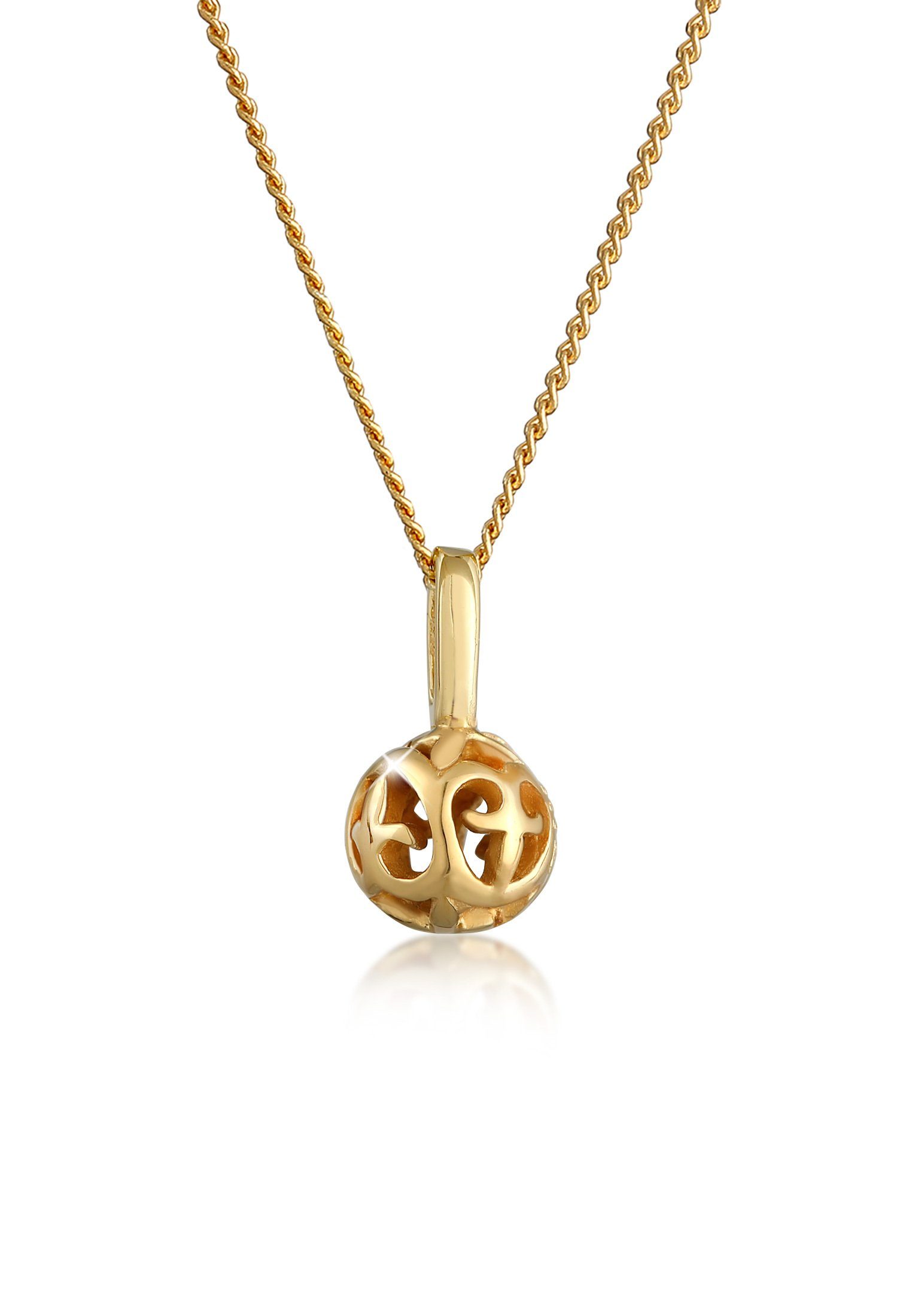 Elli Premium Kette mit Anhänger Ornament günstig online kaufen