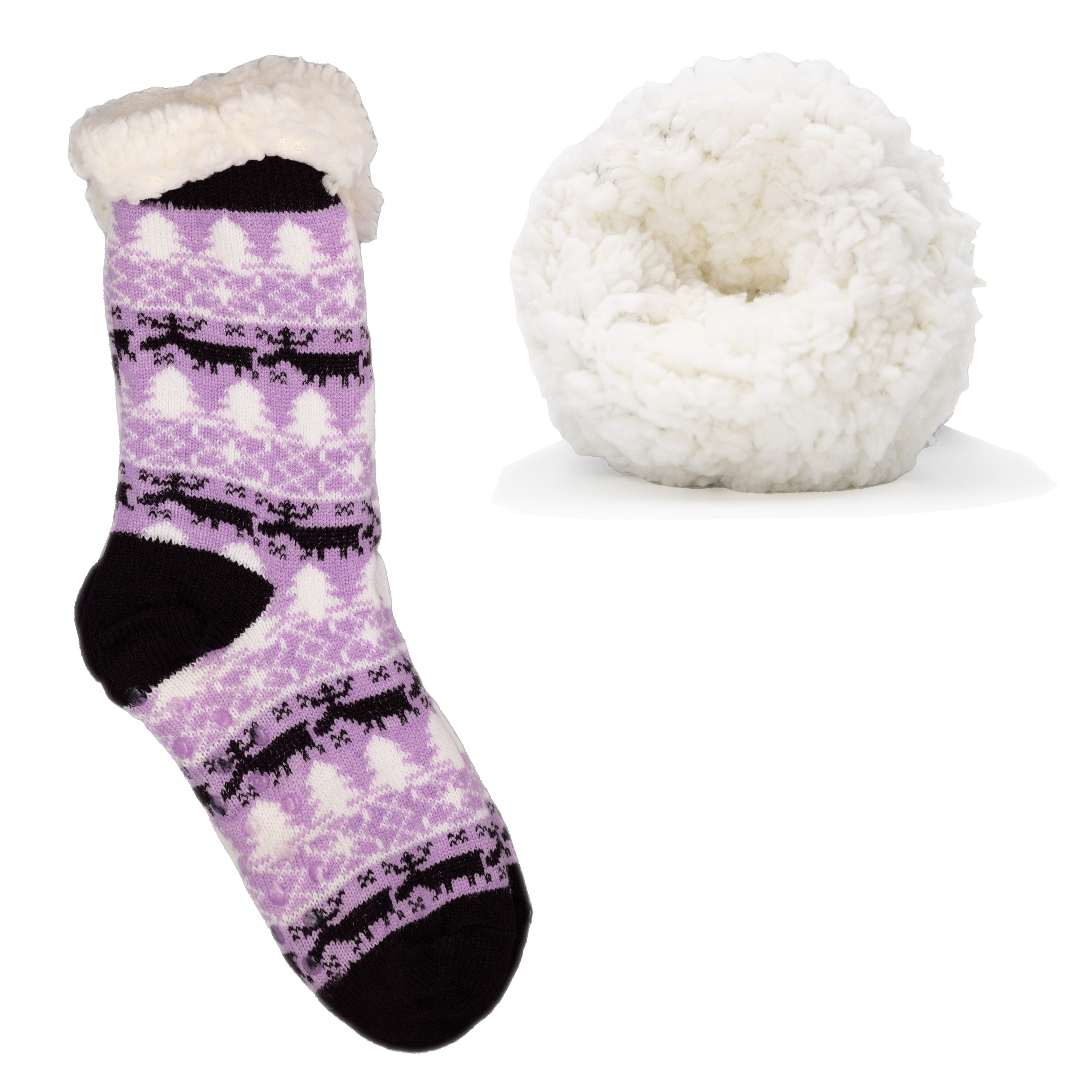 Haussocken Damen Hüttensocken mit ABS Stoppersohle