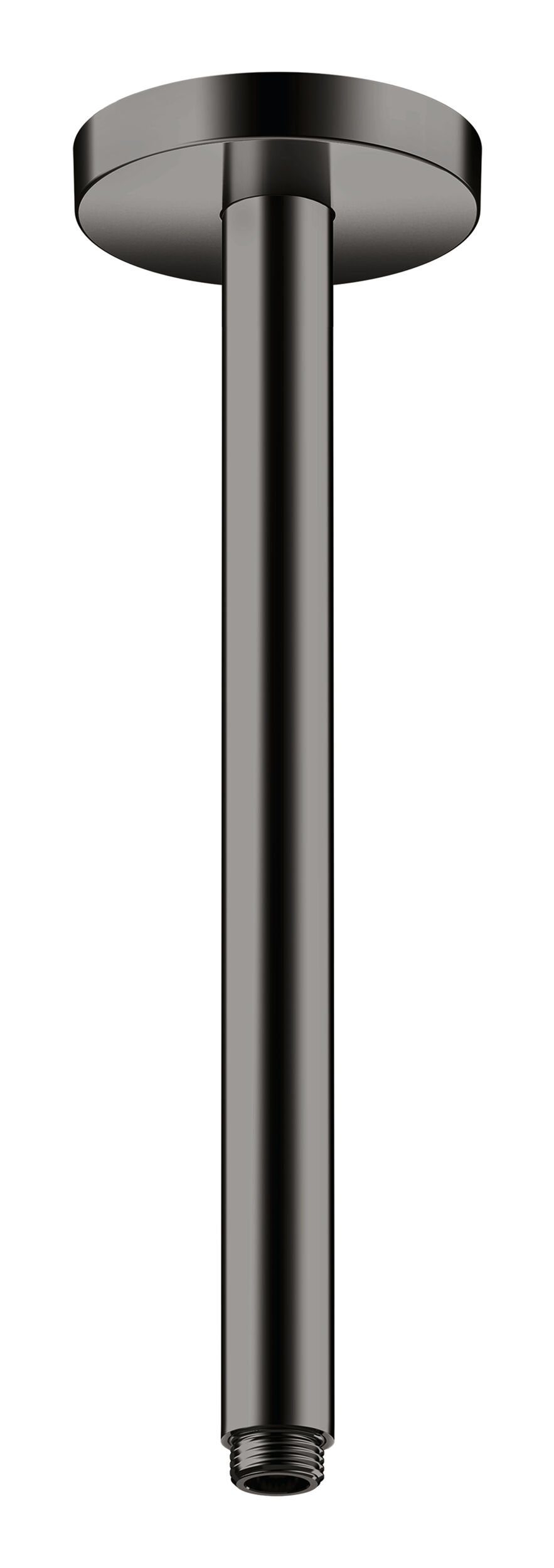 hansgrohe Deckenanschlussrohr Axor ShowerSolutions, Deckenanschluss 300 mm - Polished Black Chrome