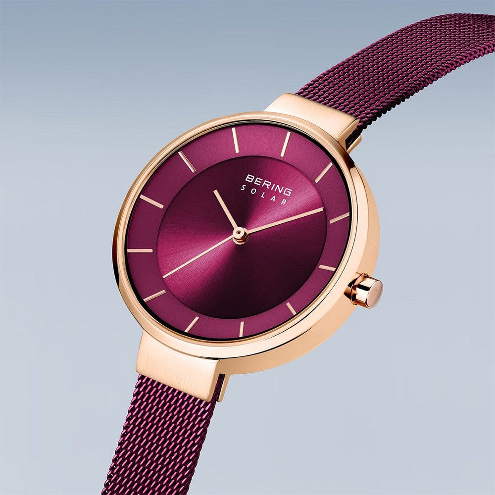 Bering Quarzuhr Bering Solar roségold poliert/gebürstet 14631-969 14631-969, Hochwertiges Produkt mit zeitlosem Design, sorgfältiger Verarbeitung