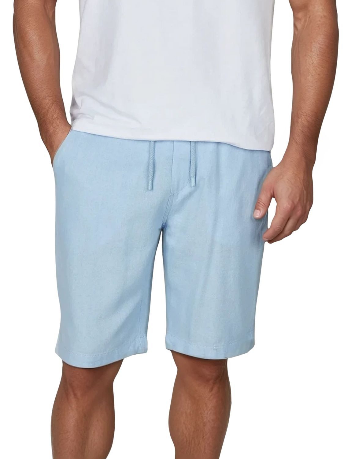 DENIMFY Chinoshorts Herren Shorts DFAlessio Regular Fit Bermudashorts mit Kordelzug