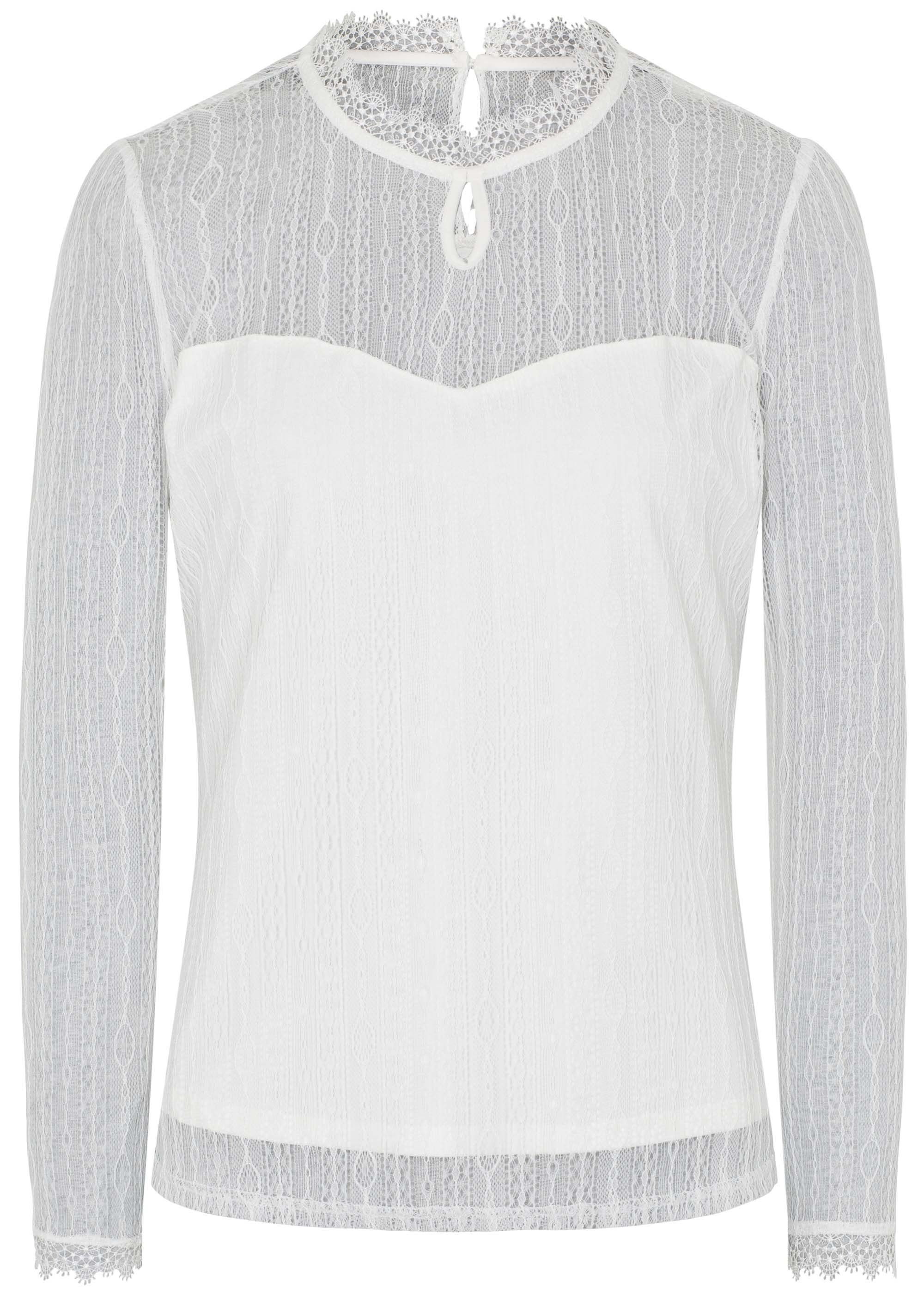 Spieth & Wensky Trachtenbluse Pelly mit Spitze günstig online kaufen