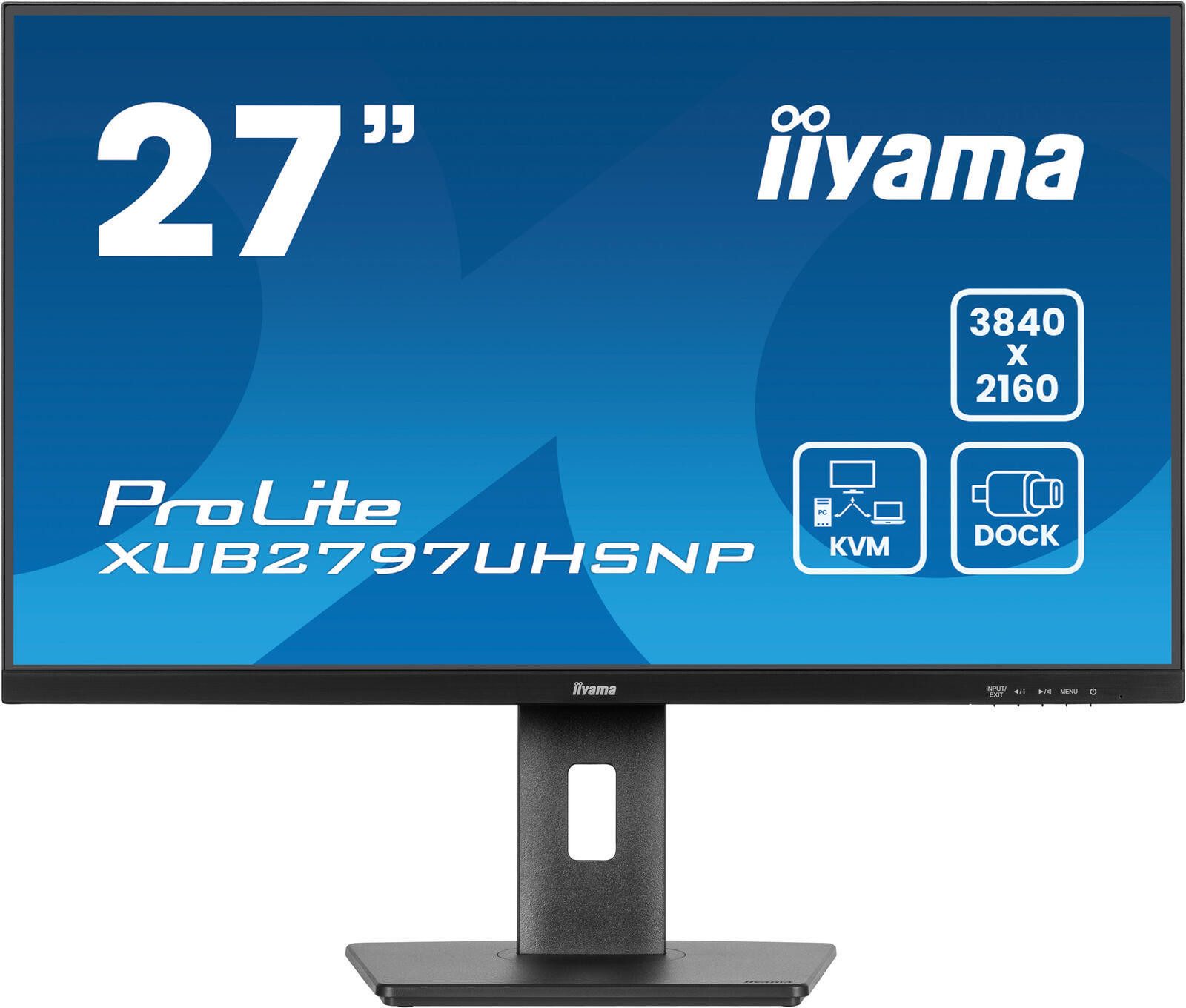 Iiyama iiyama ProLite XUB2797UHSNP-B1 TFT-Monitor (3840 x 2160, 4 ms Reaktionszeit, 60 Hz, IPS Panel)