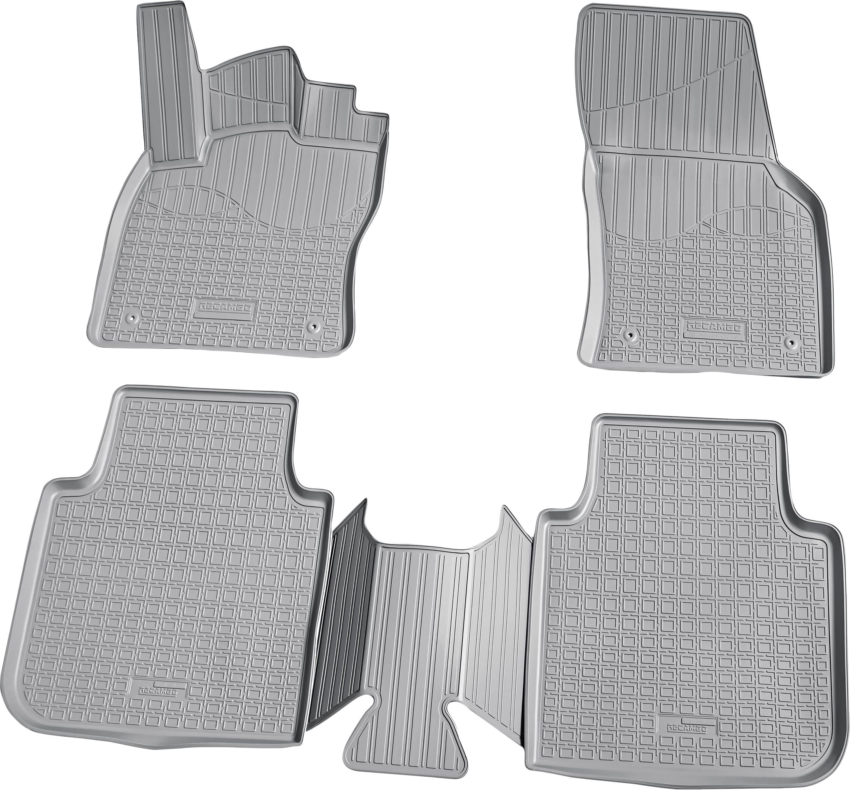RECAMBO Passform-Fußmatten CustomComforts (4 St), für VW Tiguan, Allspace  ab 2017, perfekte Passform, Pflegeleicht, strapazierfähig, reißfest und  geruchsneutral