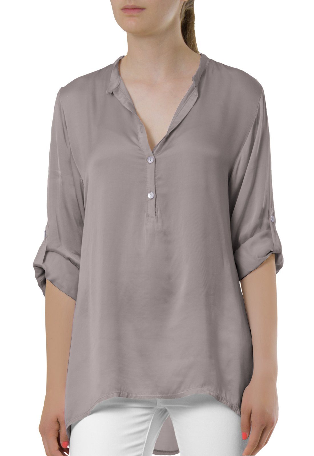 Caspar Shirtbluse BLU003 lässig elegante Damen günstig online kaufen