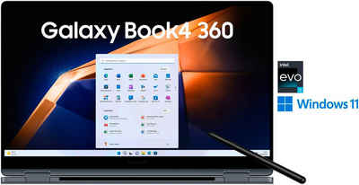 Samsung NP750Q Galaxy Book4 360 15'' Notebook (39,6 cm/15,6 Zoll, Intel Core 5, 512 GB SSD, Intel Core 5 120U Prozessor, 16 GB + 512 GB)