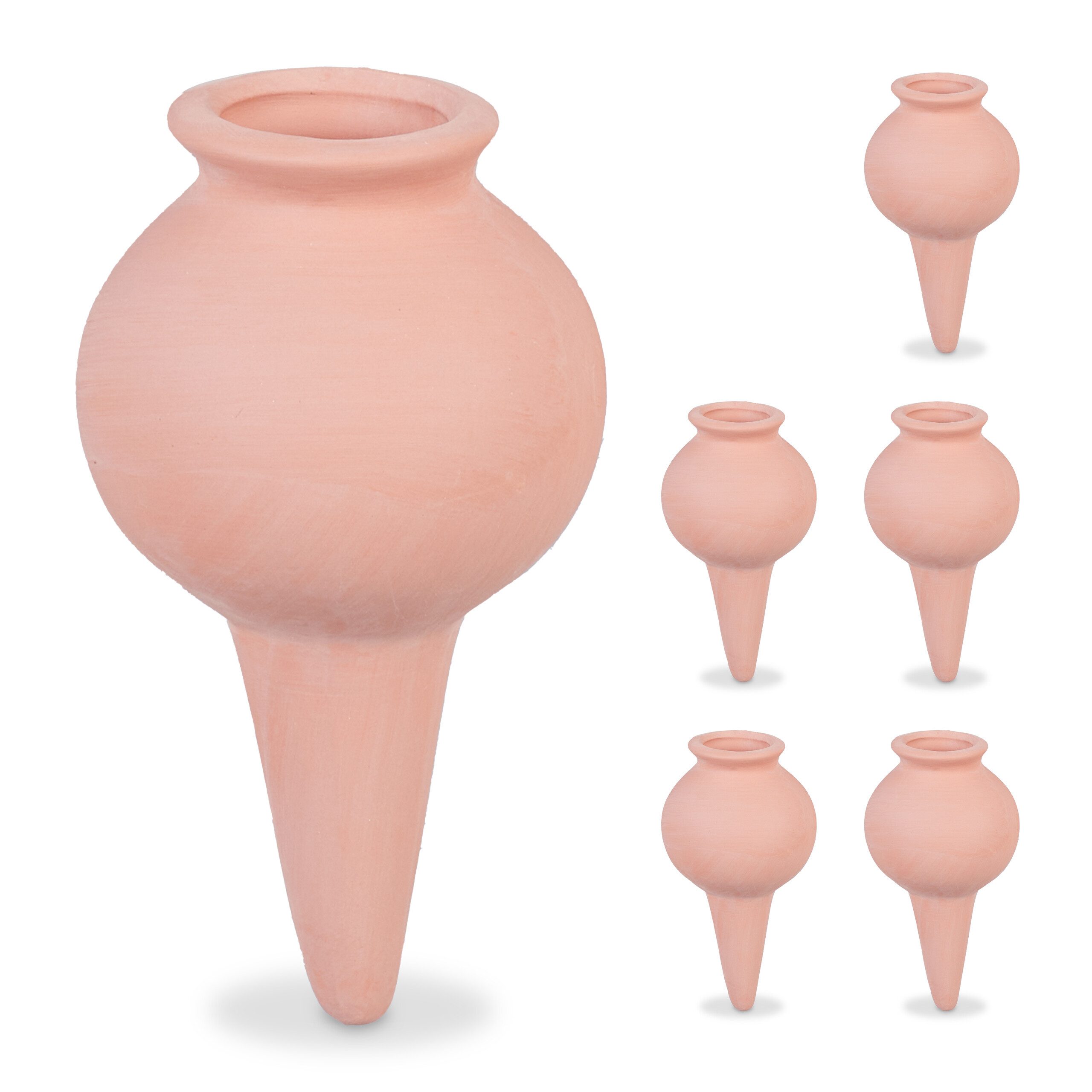 relaxdays Tropfer Tonkegel im 6er Set, (6er Set)