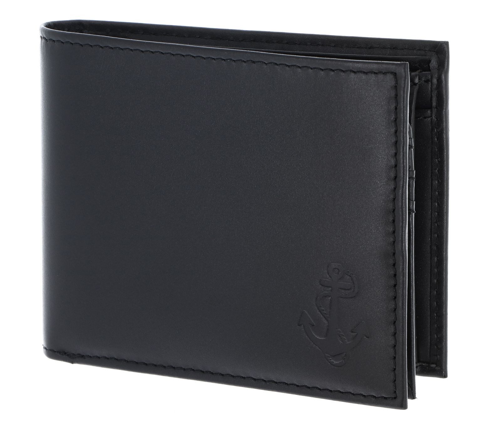 Freedom Anchor Embossed Black