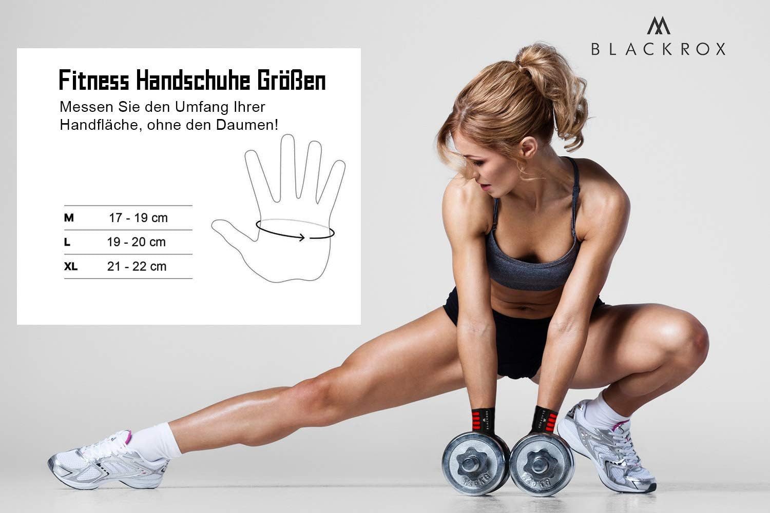 BLACKROX Trainingshandschuhe [Vergleichssieger 2024] Fitnesshandschuhe, Gr. günstig online kaufen