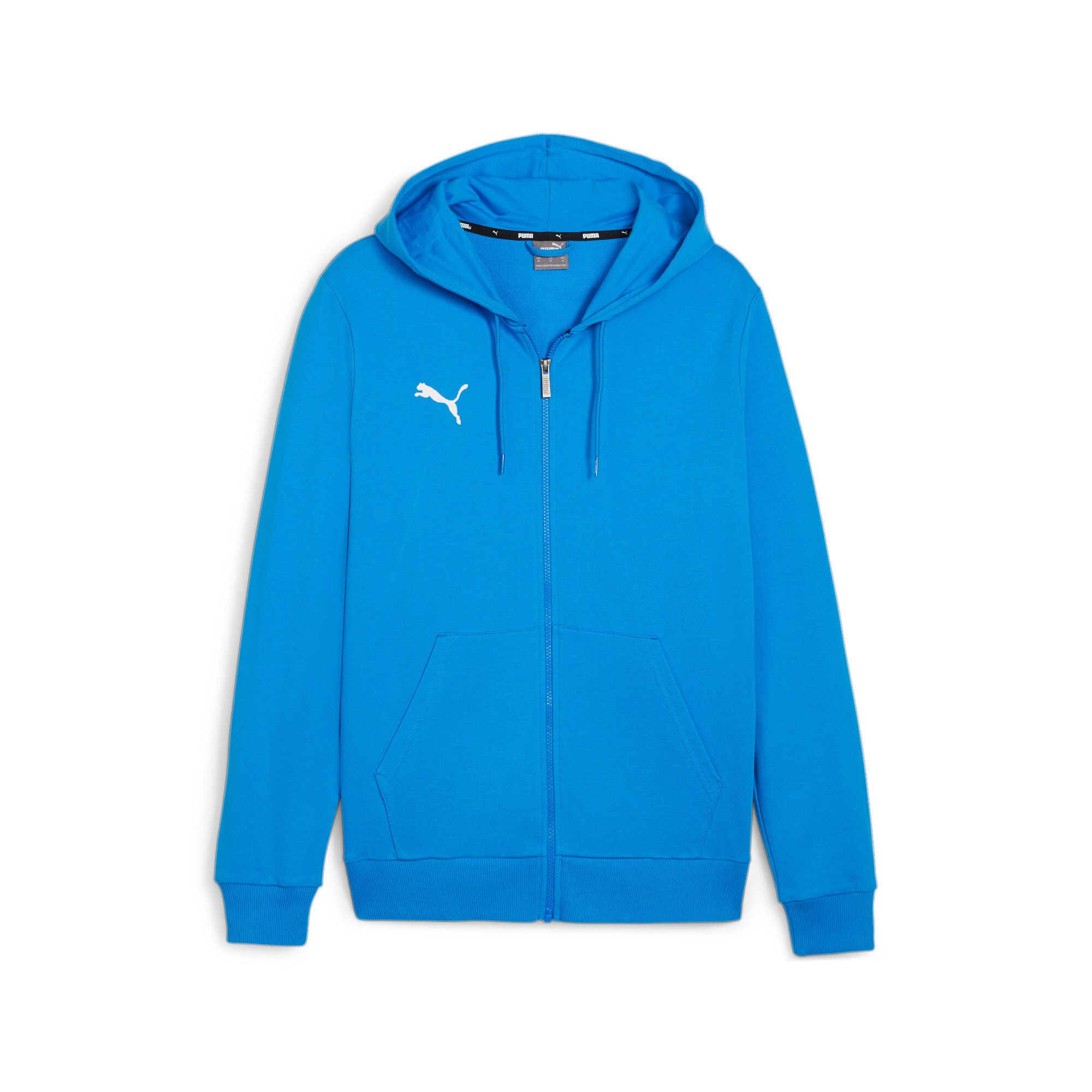 PUMA Kapuzensweatjacke TEAMGOAL CASUALS HOODED JACKET mit Kapuze, für Fußball und Freizeit, mit Reißverschluss