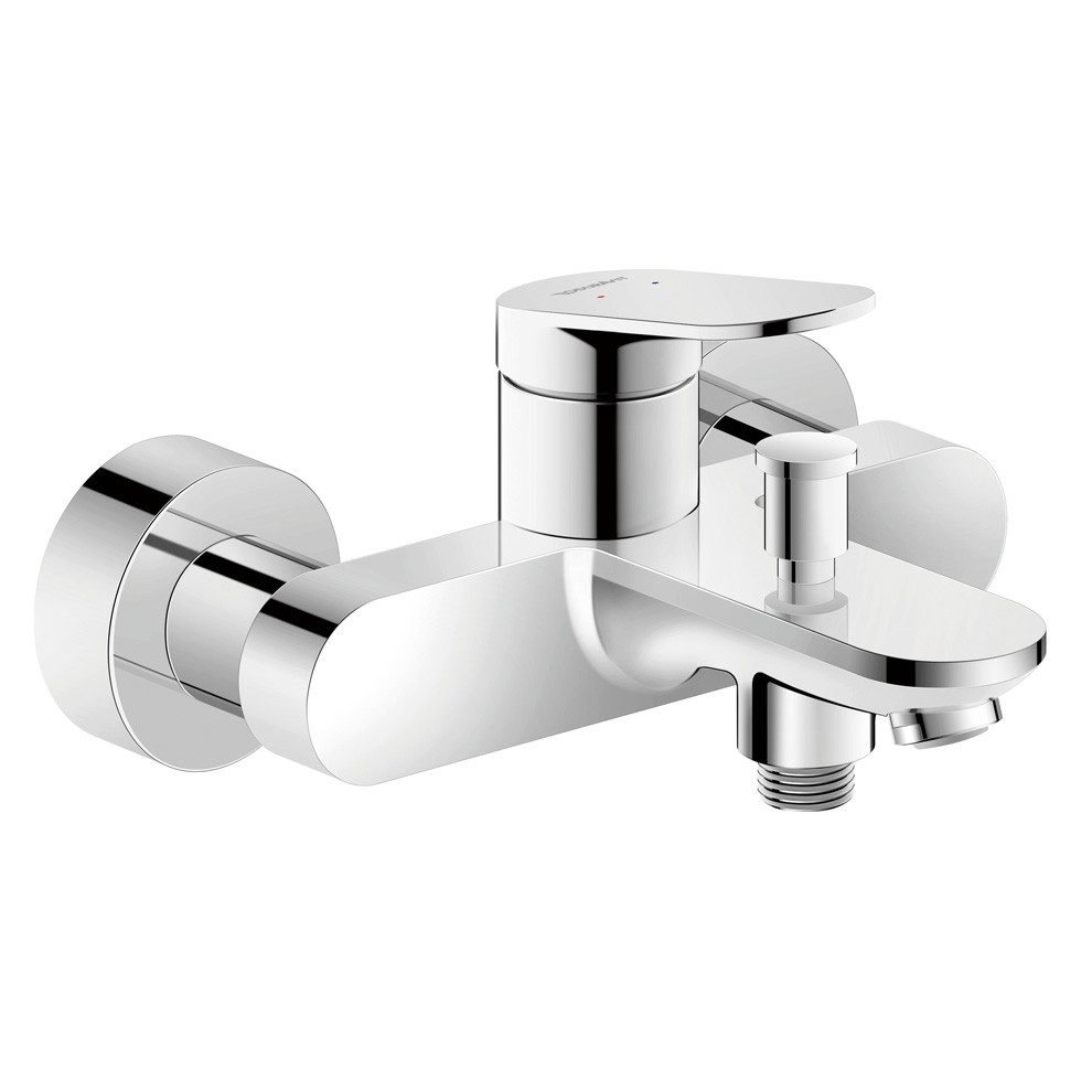 Duravit Wannenarmatur Wave Chrom Wanne AP Wannenarmatur Aufputz Wave Chrom