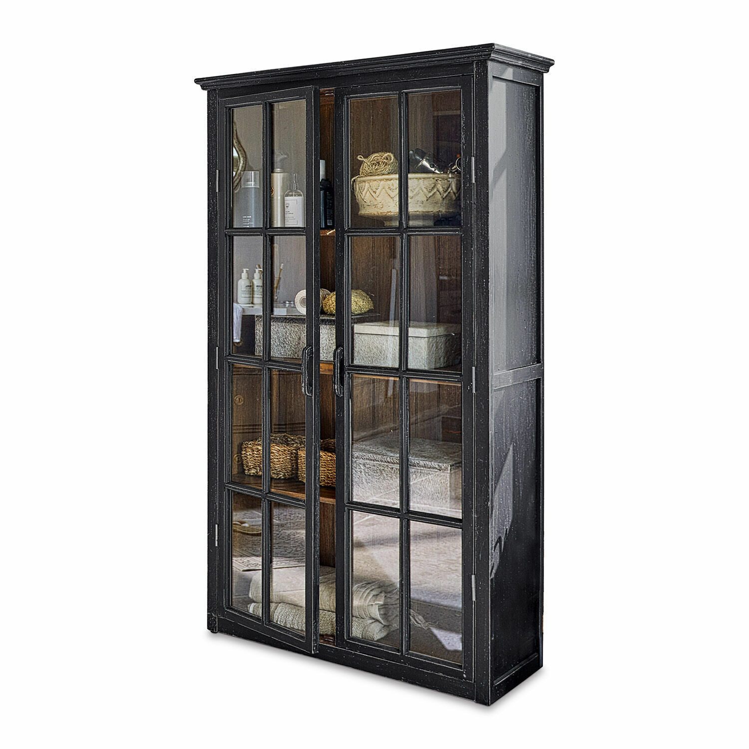 Mirabeau Hochschrank Schrank Keanu antikschwarz
