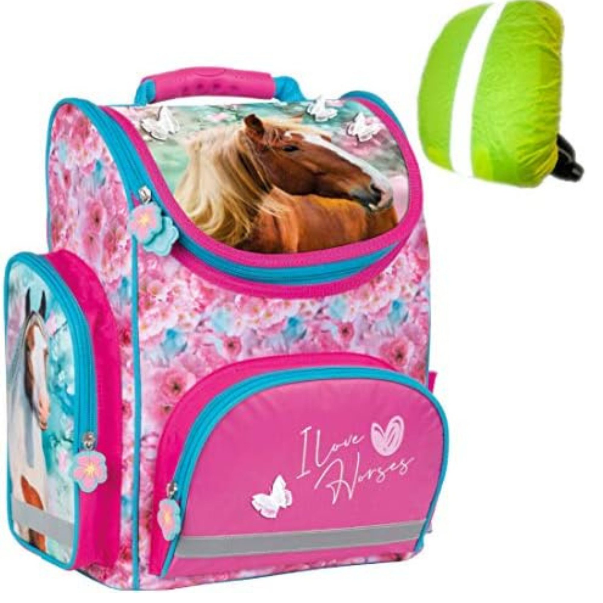 GOLDKIDS Ранцы Horse Pferd Rucksack (Regenhülle Schulrucksack Schule, 1-tlg., neu Schulset My little friend), Mädchen Ранцы