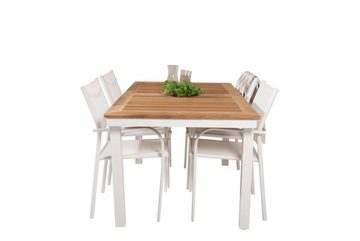 ebuy24 Garten-Essgruppe Panama Gartenset Tisch 90x160/240cm und 4 Stühle S