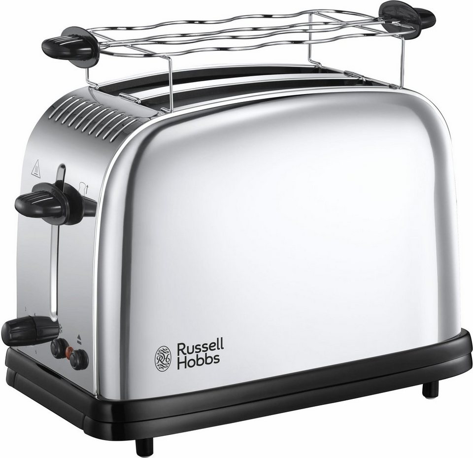 RUSSELL HOBBS Toaster Victory 23310-56, 2 kurze Schlitze, für 2 Scheiben,  1670 W, Lift&Look Funktion ermöglicht das Anschauen des Toastes während des  Röstens
