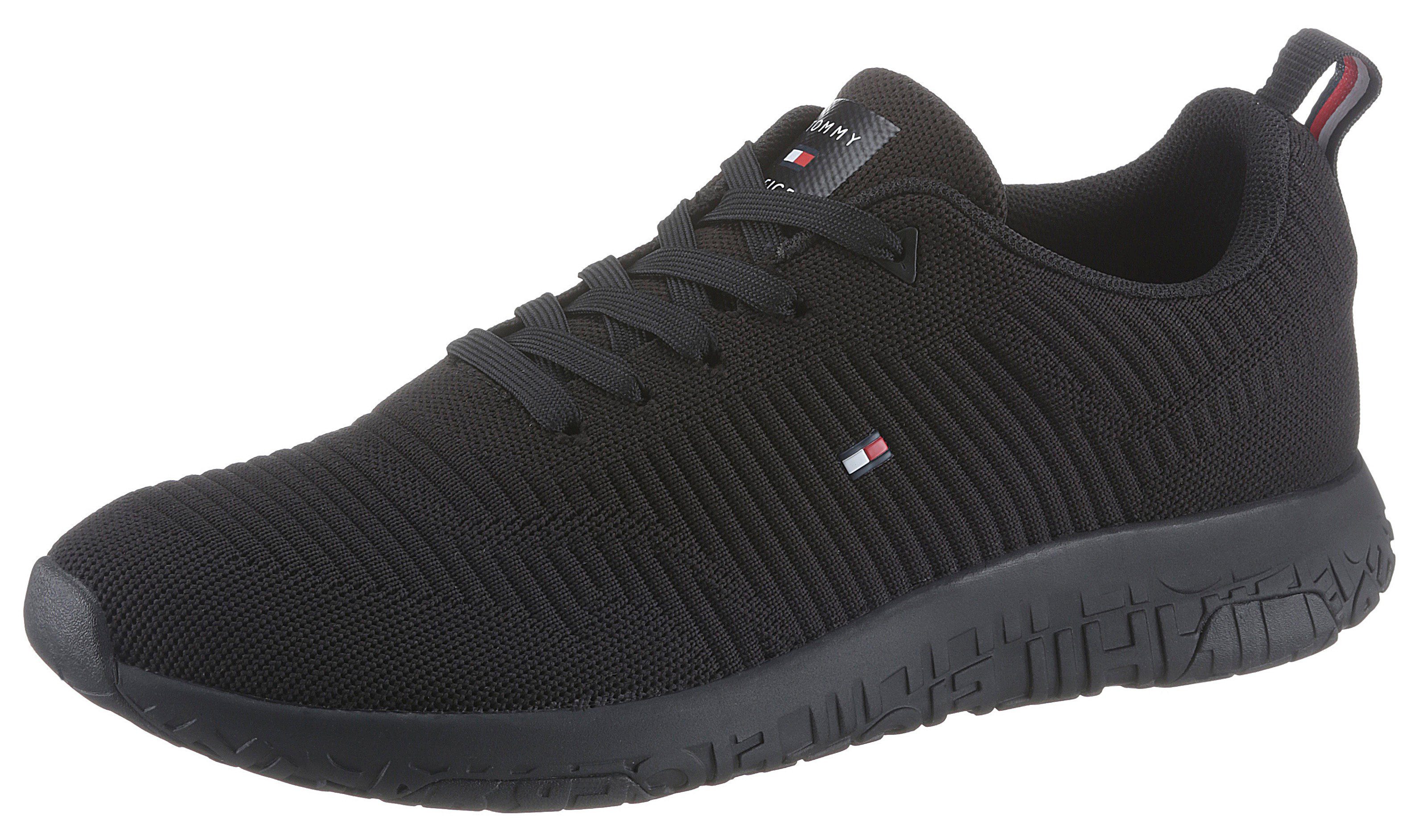 Tommy Hilfiger CORPORATE KNIT RIB RUNNER Sneaker, Freizeitschuh, Halbschuh, günstig online kaufen