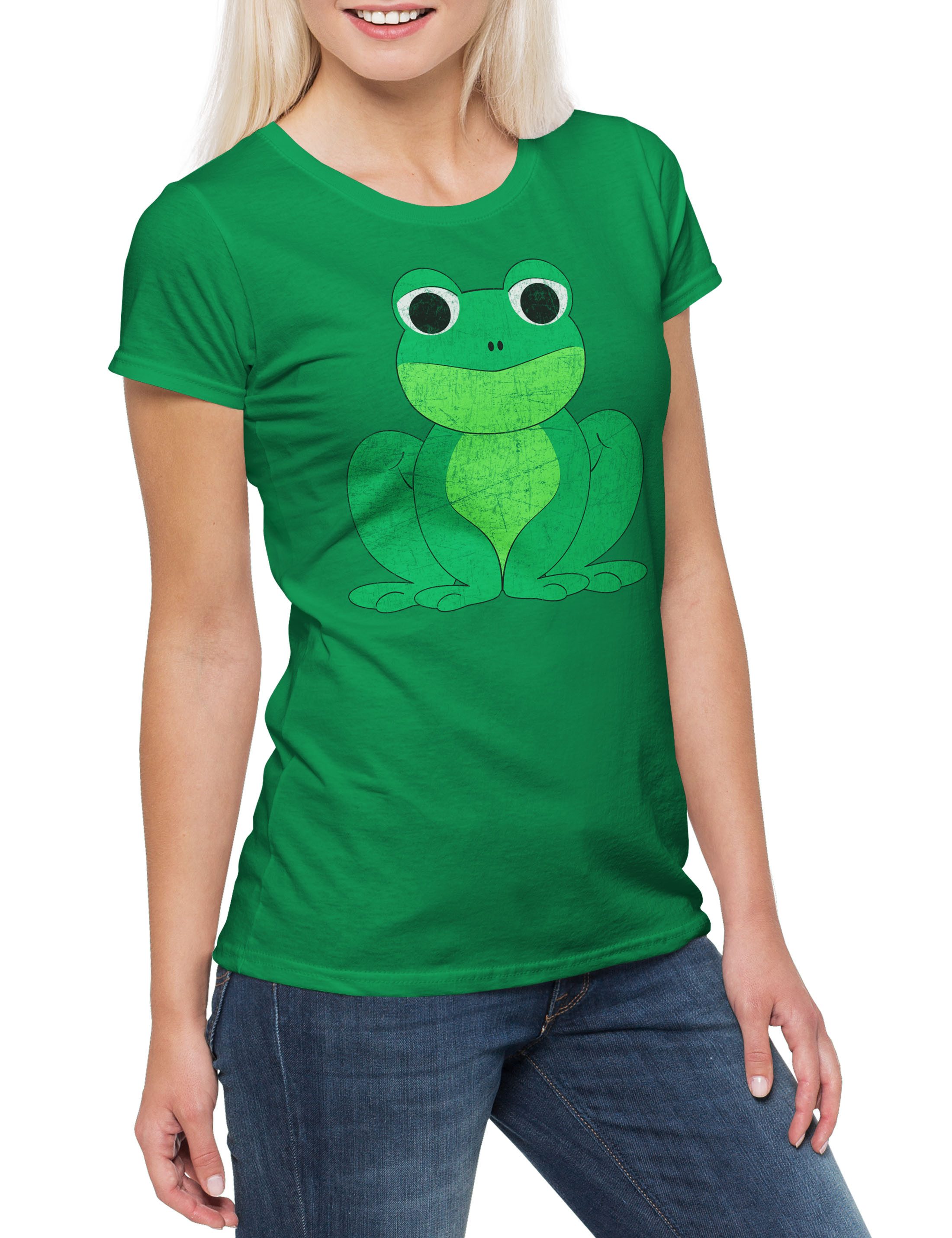 Urban Backwoods Print-Shirt Frog I Damen günstig online kaufen