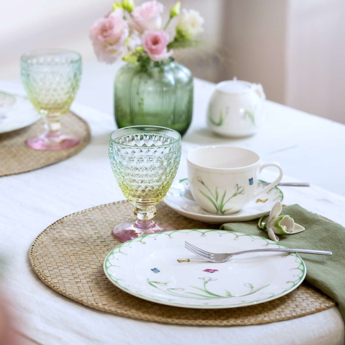 Villeroy & Boch Tafelkerze Colourful Spring, h: 10,5 cm