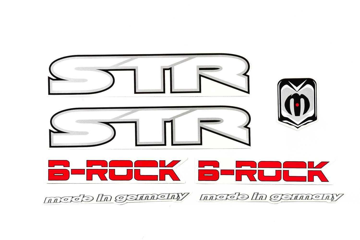 Fahrradrahmen Fahrrad DEKOR Satz Aufkleber Rahmen frame Decal Sticker STR B-ROCK