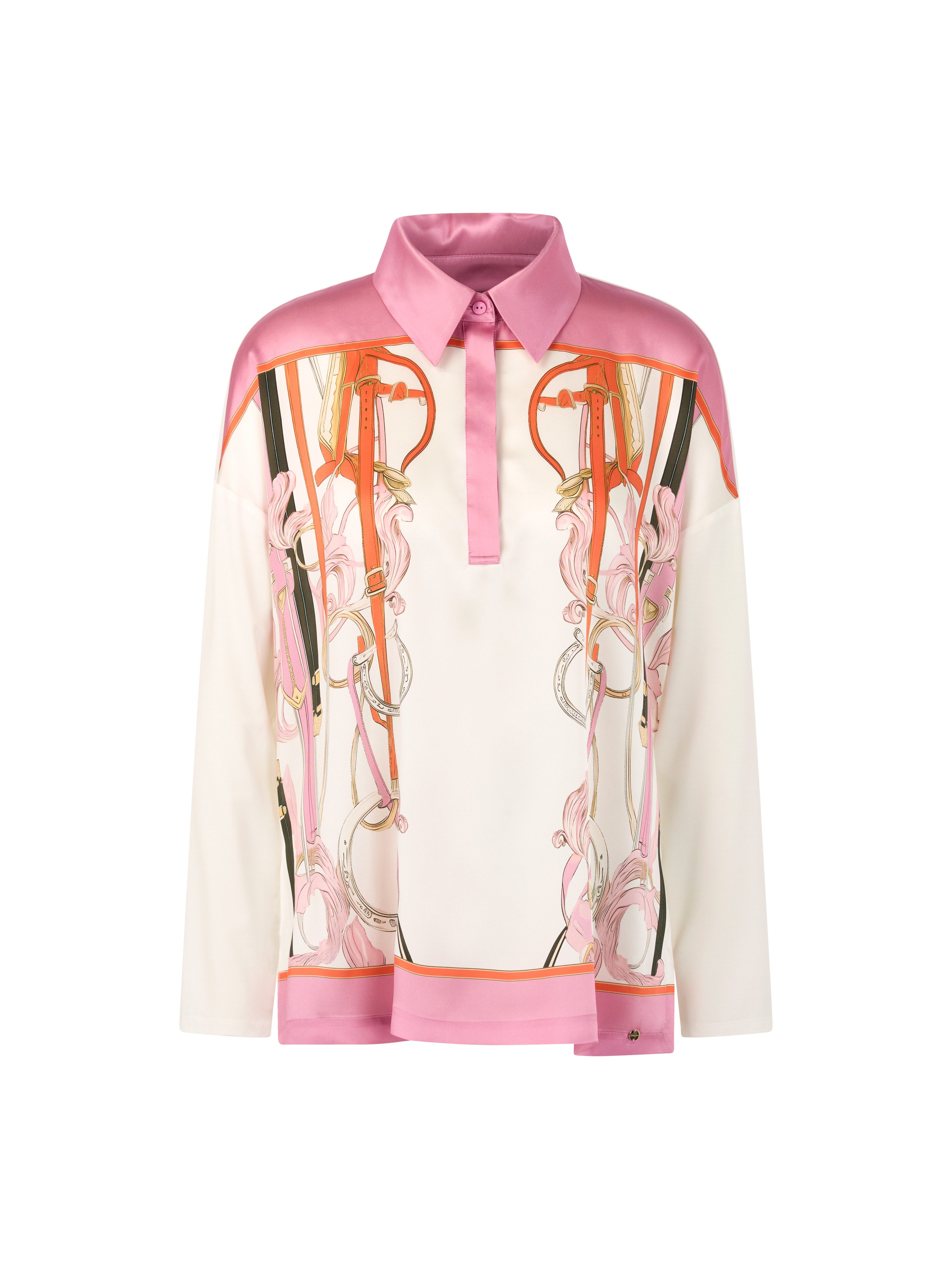 Marc Cain Shirtbluse Equestrian Grace Premium Damenmode mit Seide – Bild 5 von 5