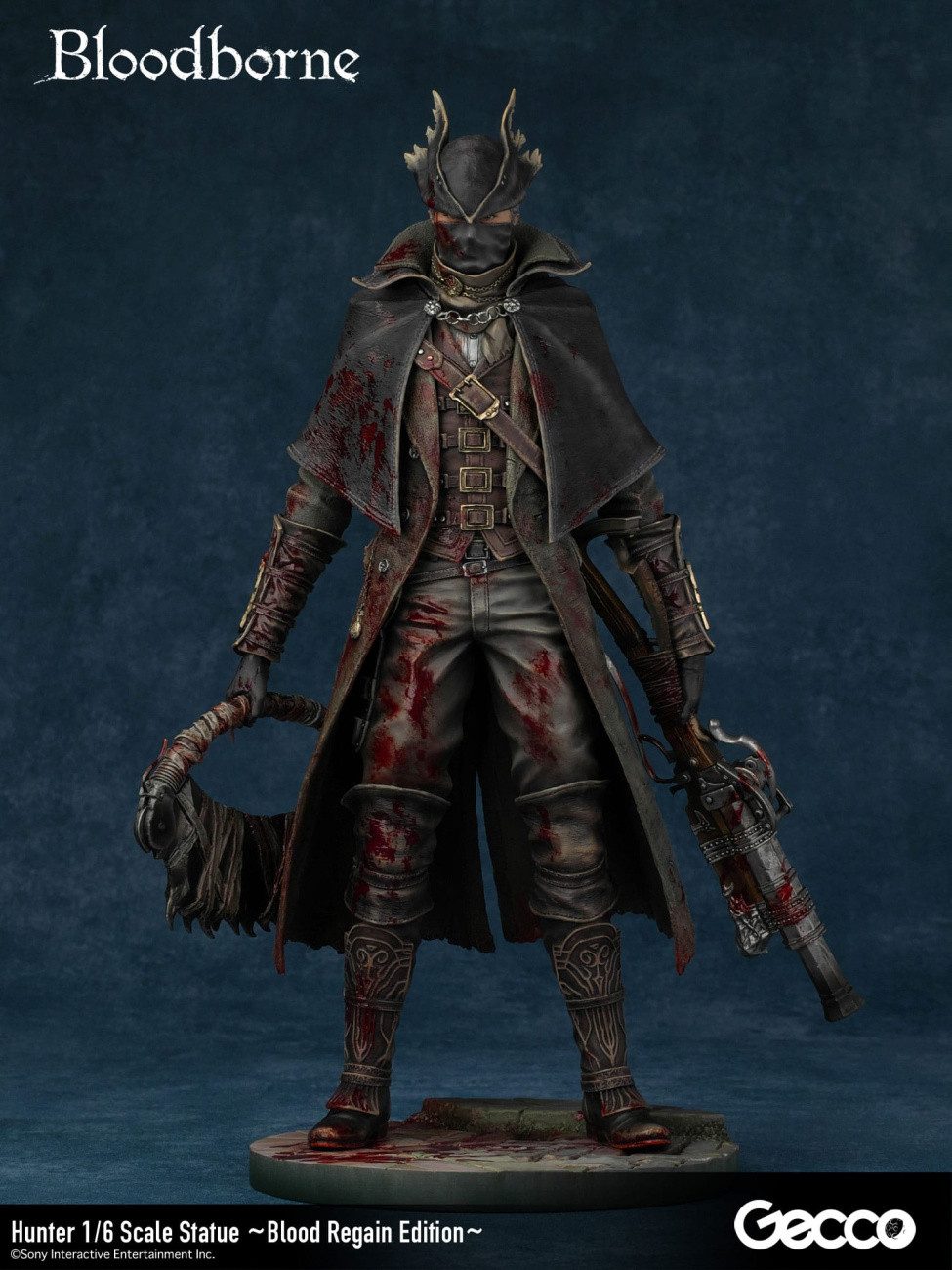 Gecco Merchandise-Figur Bloodborne The Old Hunters PVC Statue 1/6 Hunter Blood Regain Edition