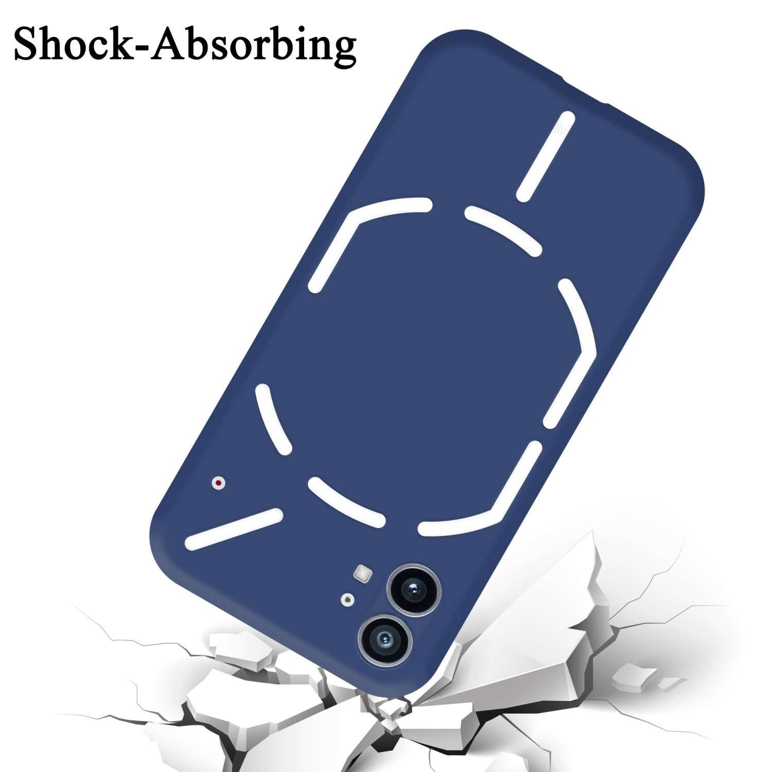 Cadorabo Handyhülle für Hülle Nothing Phone (1), Flexible Hülle TPU Silikon Schutzhülle Back Cover Case