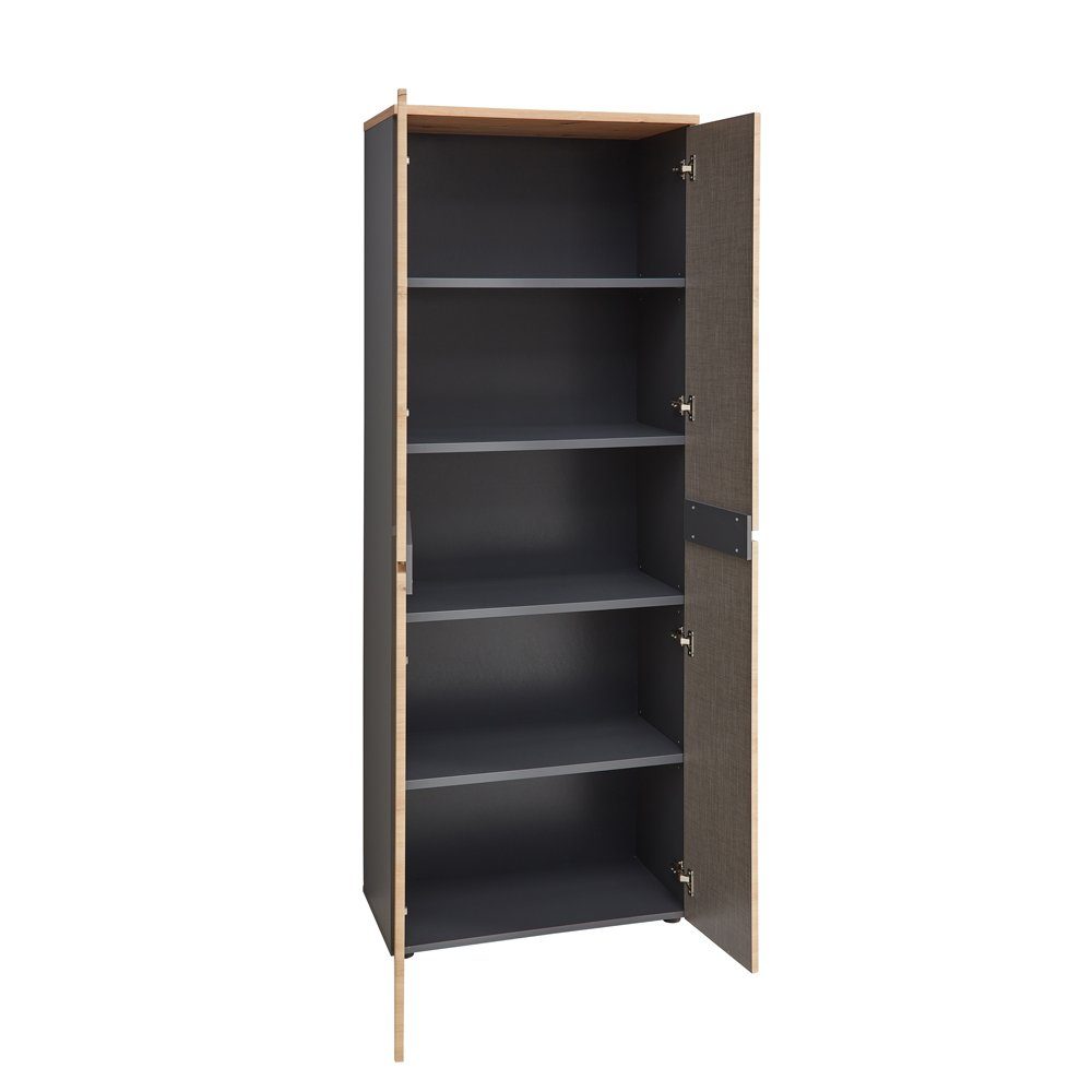 Lomadox Aktenschrank MANRESA-36 2-türig, graphit mit günstig online kaufen