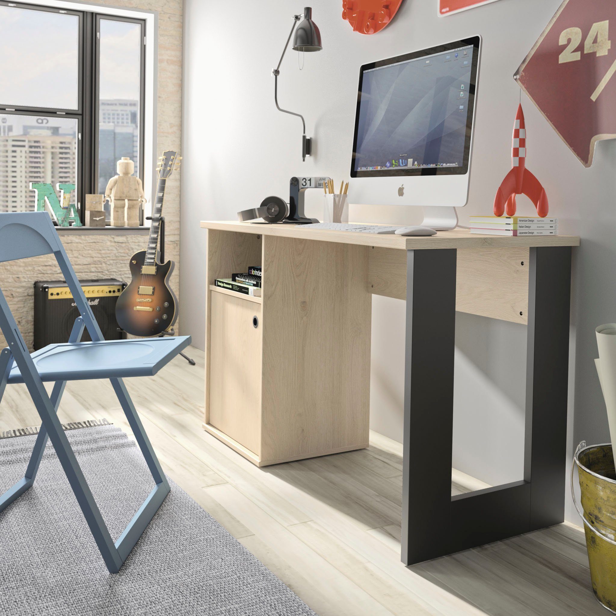 Gami Kinderschreibtisch Duplex, Jugendschreibtisch, Schreibtisch günstig online kaufen