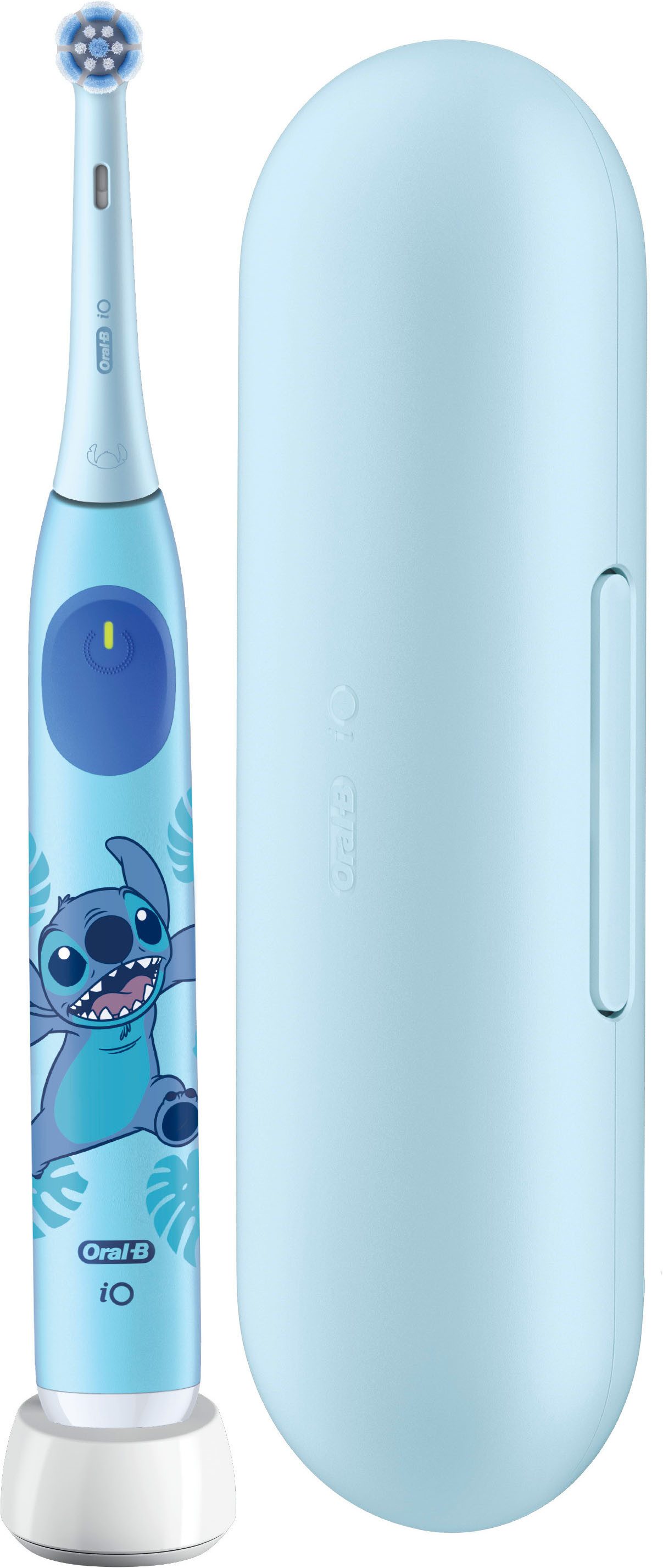 Oral-B Elektrische Kinderzahnbürste iO Kids 6+ Stitch, Aufsteckbürsten: 1 St., 1 Reise-Etui, Musik-Timer, 3 Modi, ab 6 Jahren