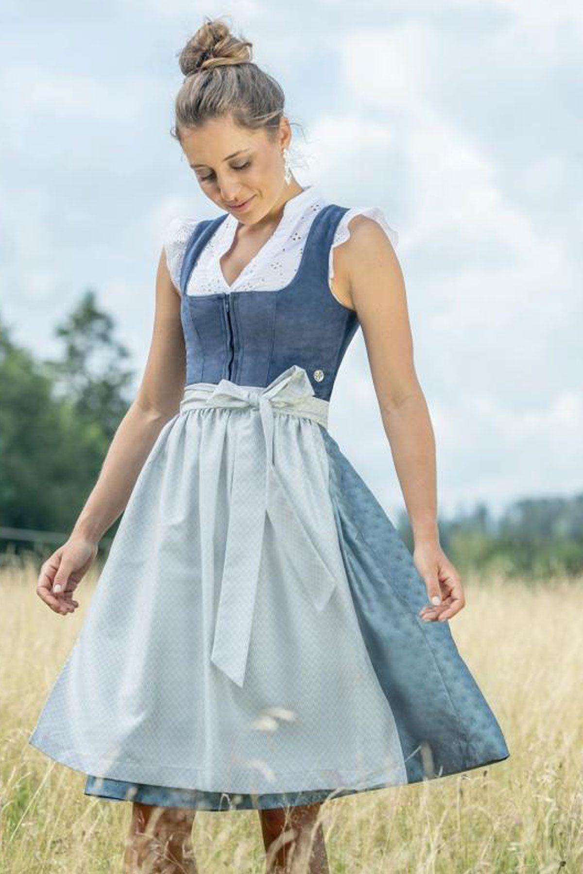 MarJo MarJo Trachten 'Kunreuth' Flügelarm, Offwhite