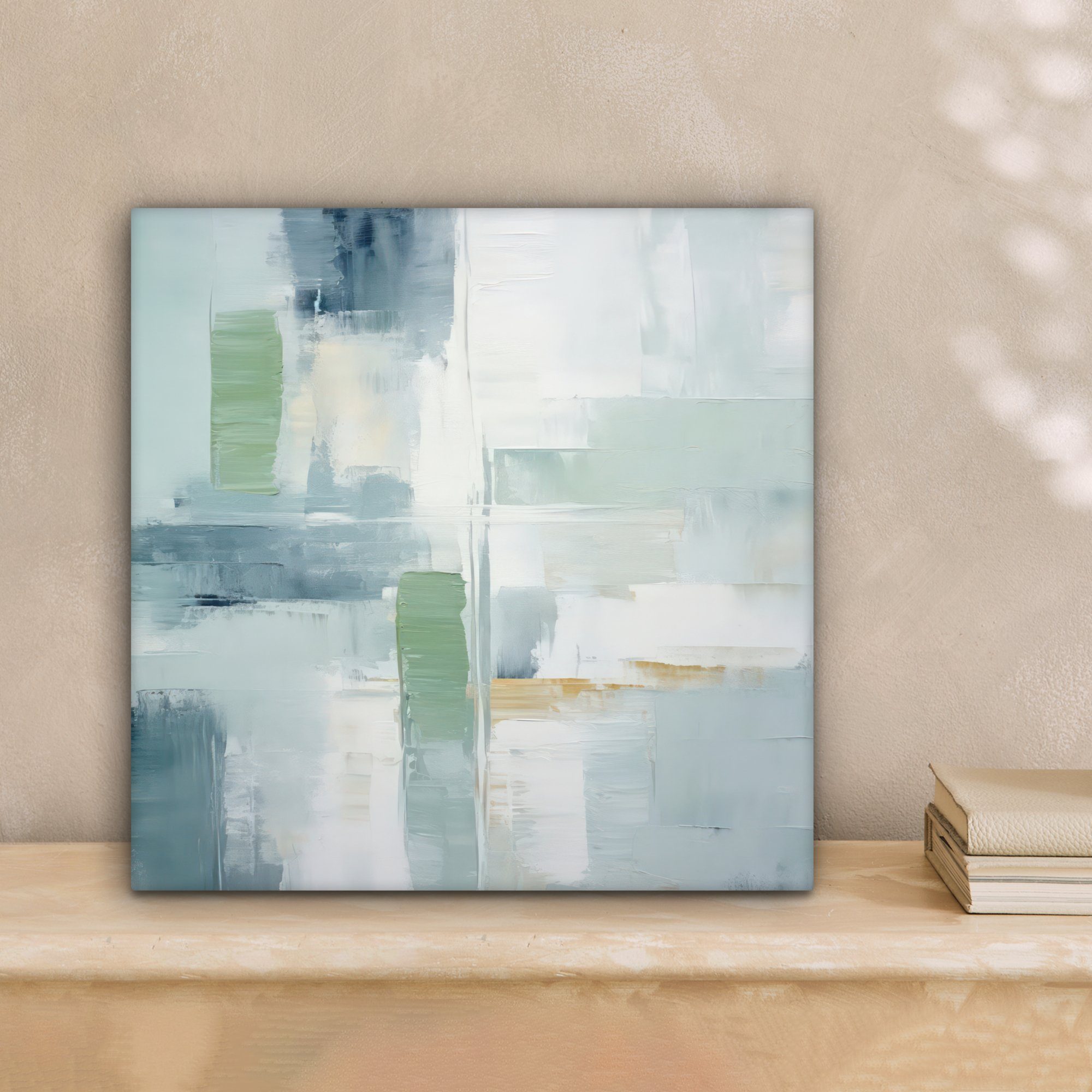 OneMillionCanvasses® Leinwandbild Farbe - Moderne Kunst - Abstrakt - Grau, günstig online kaufen