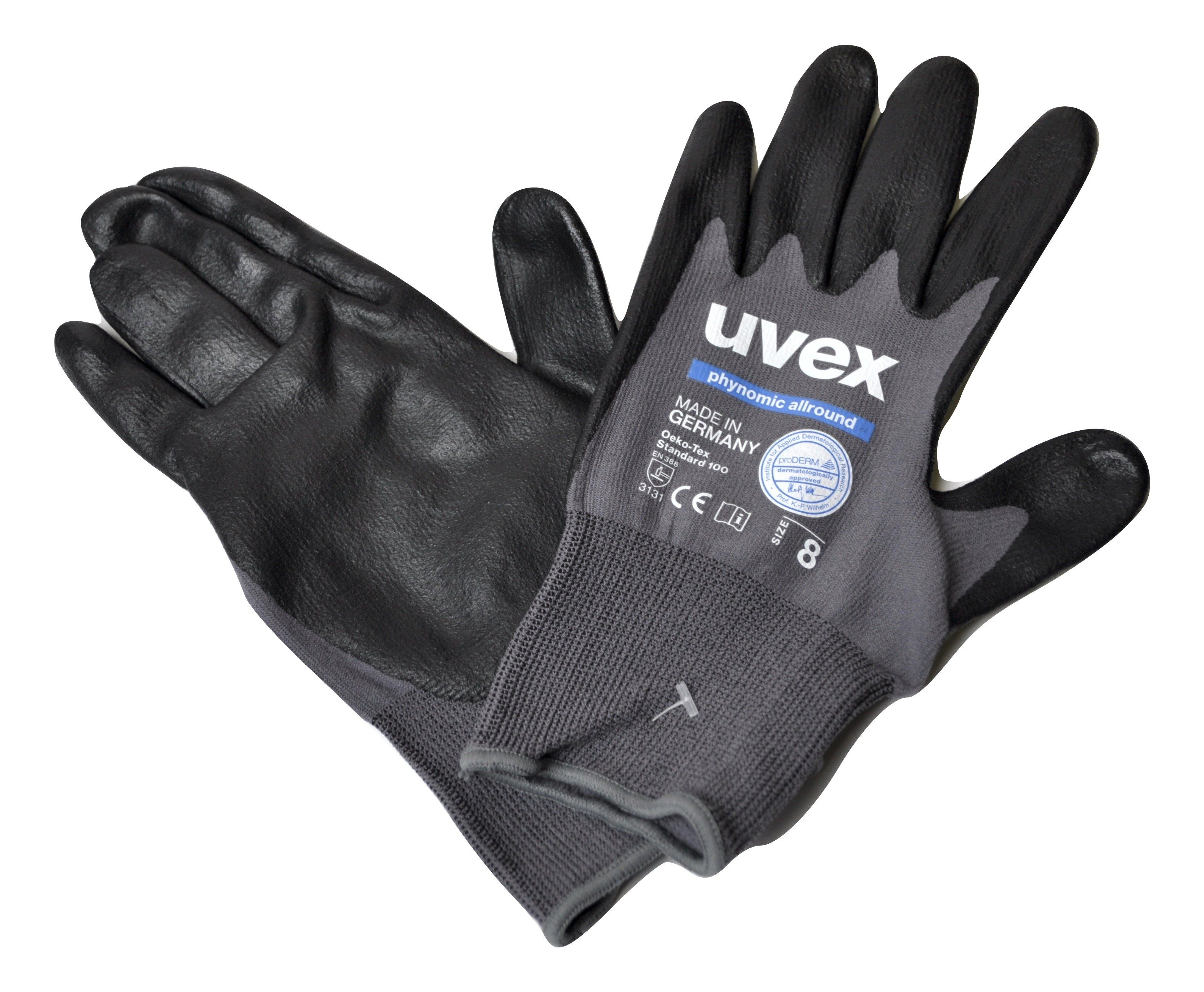 Gr. Uvex Montage-Handschuhe uvex 60049 phynomic allround Schutzhandschuhe
