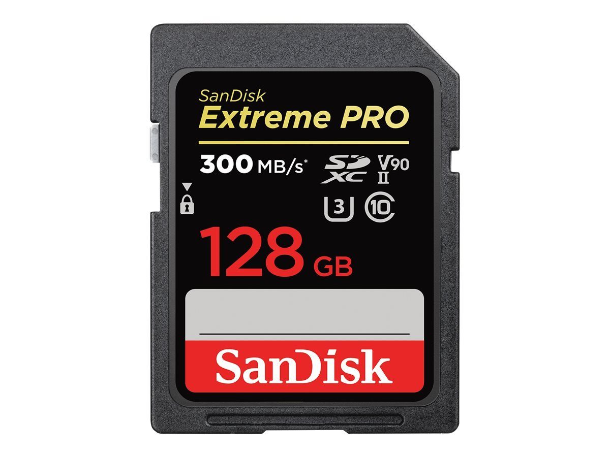 SANDISK Extreme Pro SDHC UHS-II 128GB V90 Micro SD-Karte
