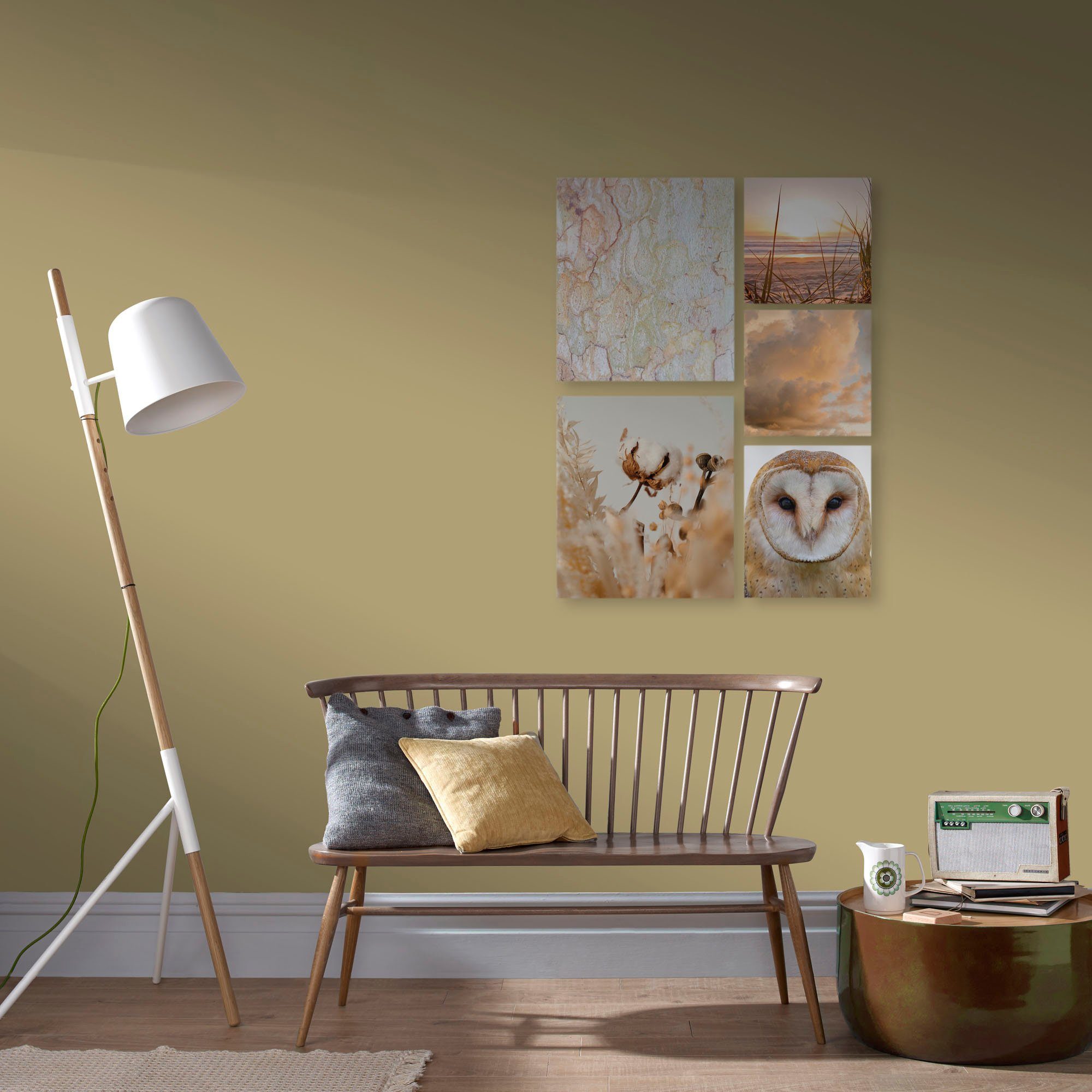 Art for the home Leinwandbild Set Natur, (Set, 5 St)