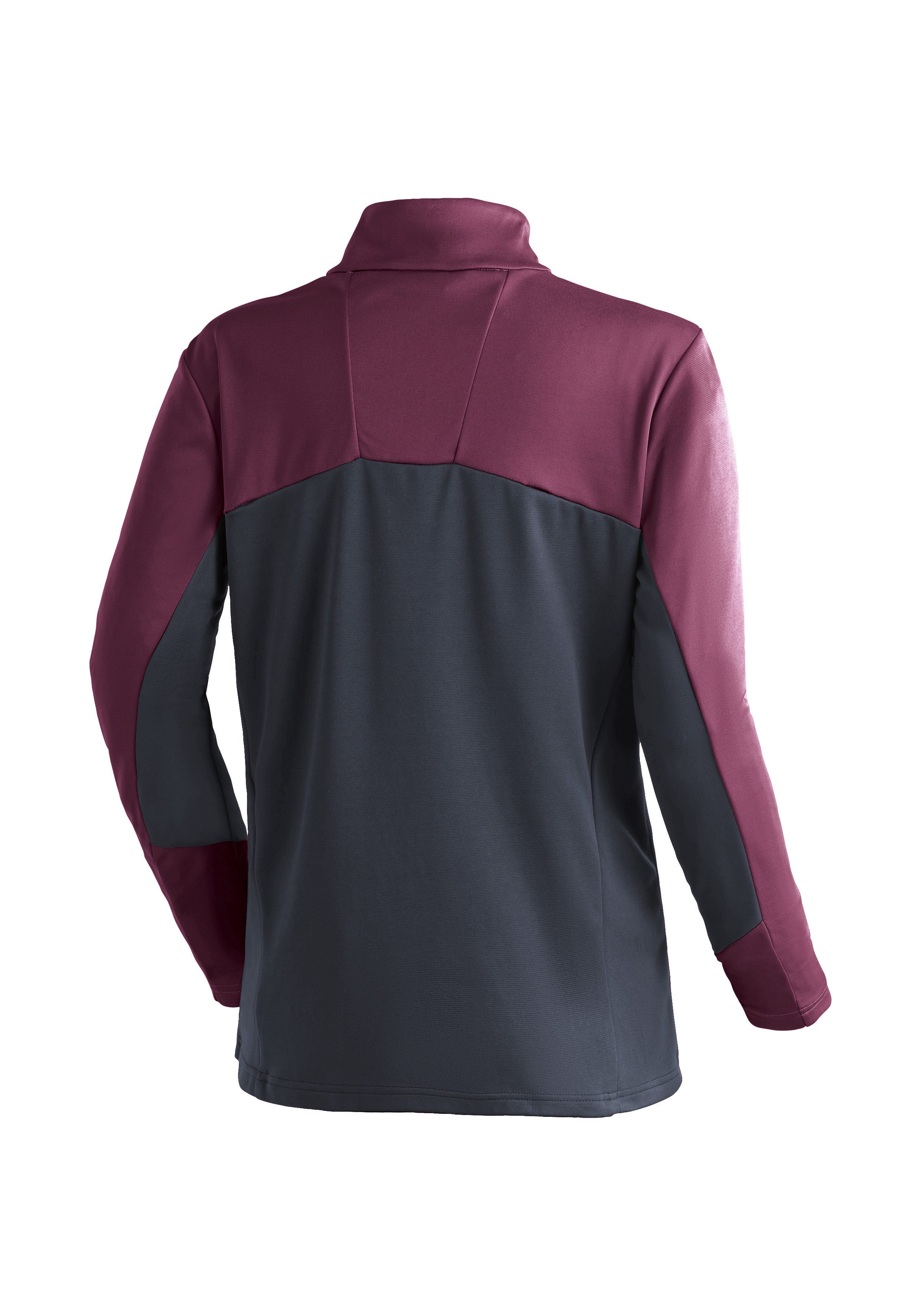 Maier Sports Rollkragenpullover Evii Damen Midlayer, warmes und schnelltrocknendes Fleece