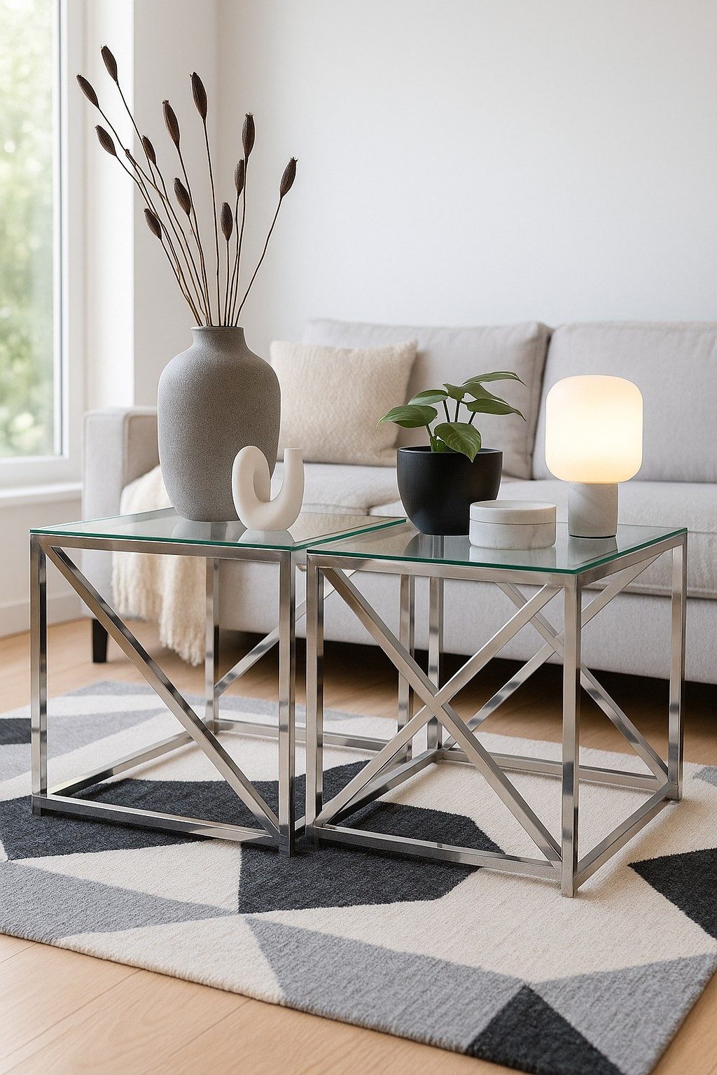 moebel-direkt-online Beistelltisch 2tlg. Tischset (Spar-Set, 2er-Set), 2 Ti günstig online kaufen