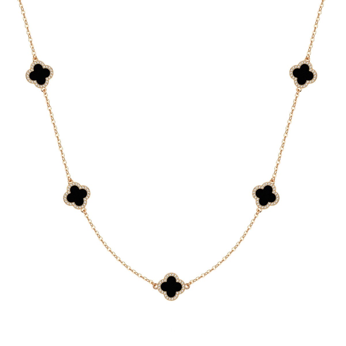 Lulu & Jane Collier Kleeblatt gelbgold