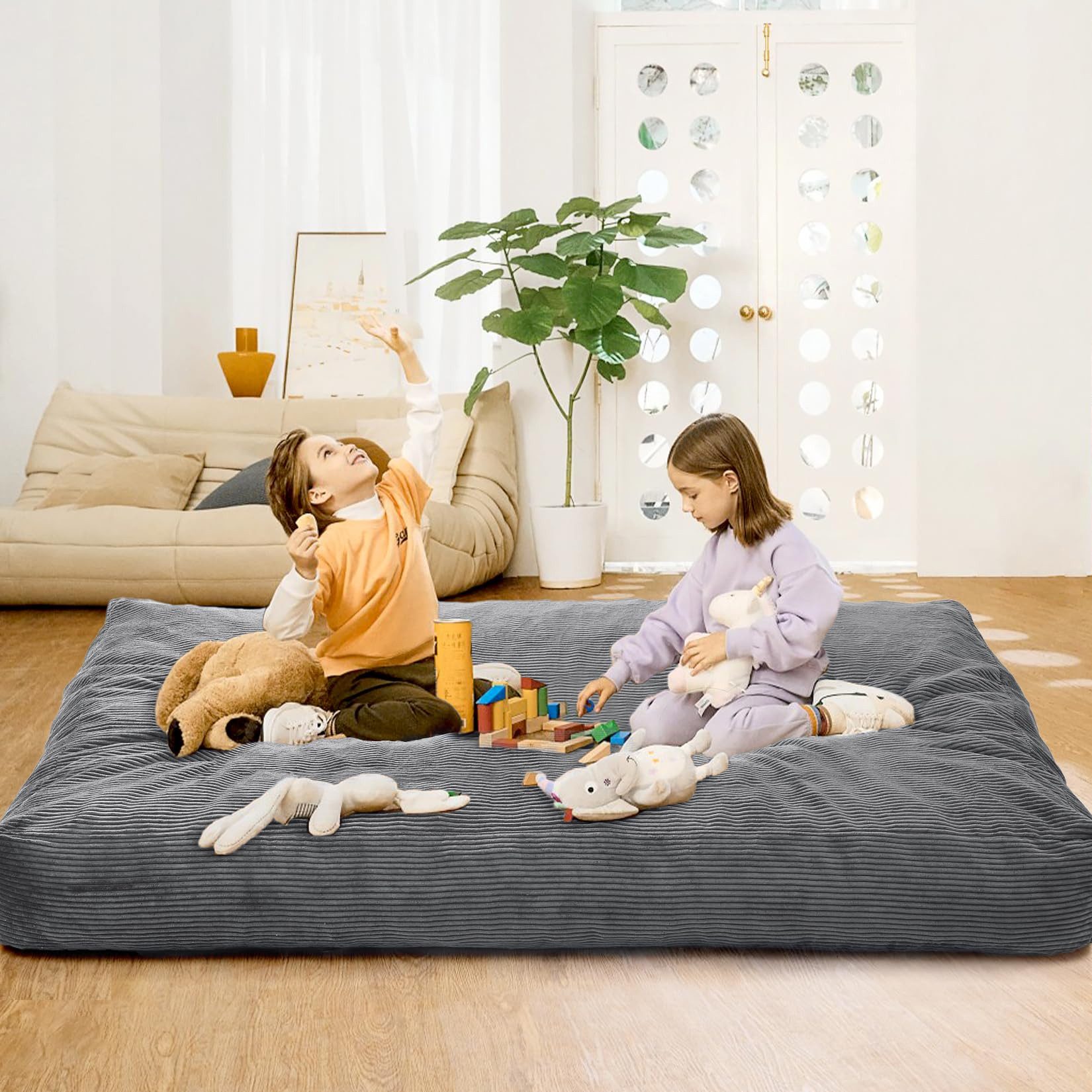 GarveeMore Sitzsack Sessel Bodensessel Beanbag aus Cord für Erwachsene & Ki günstig online kaufen