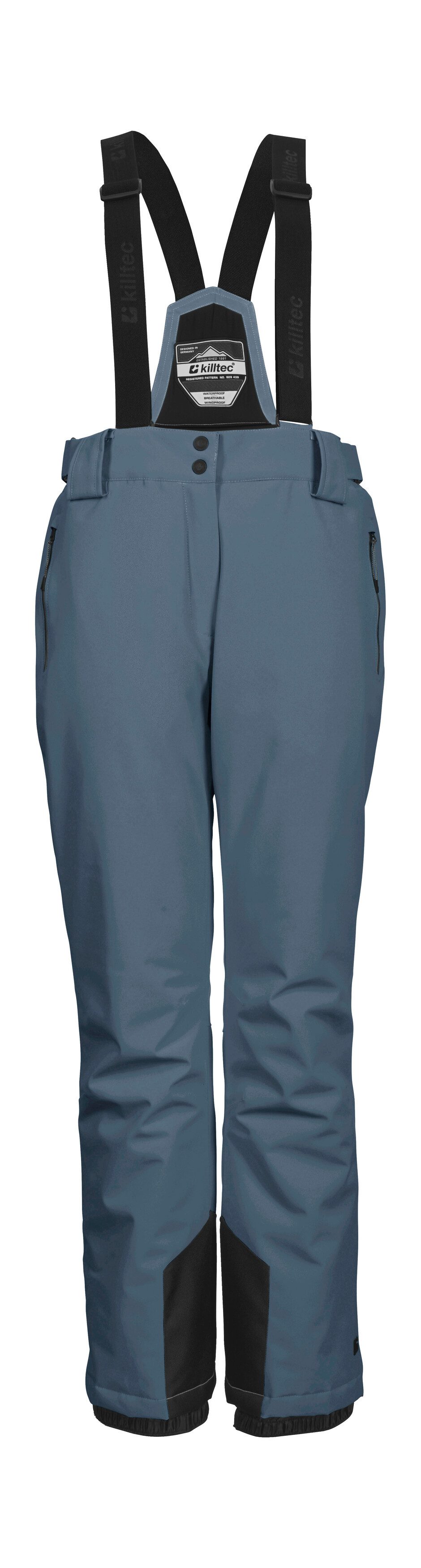 Killtec Skihose KSW 249 WMN SKI PNTS Wind- und wasserdicht, verstellbare Träger, PFAs-frei imprägniert