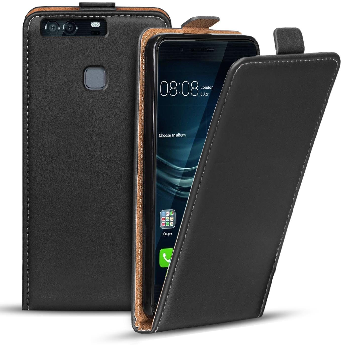 CoolGadget Handyhülle Flip Case Handyhülle für Huawei P9 5,2 Zoll, Hülle Klapphülle Schutzhülle Flipstyle Cover Tasche