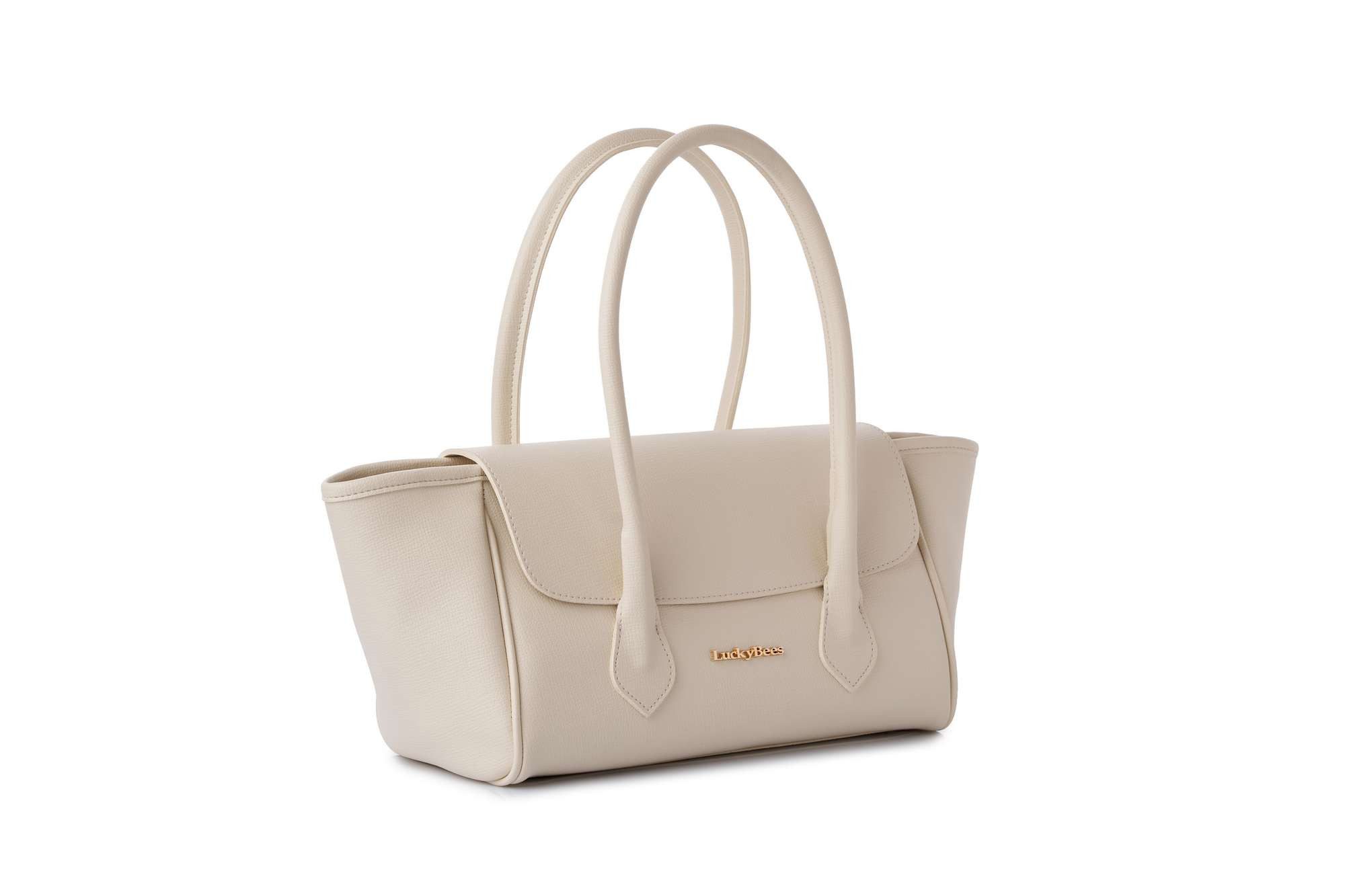 lucky bees Schultertasche "Camille" - Polyvinyl-Leder Trend Tasche (Packung, 1-tlg., 1 x Damen Tasche), Luxuriöse Leder Qualität, Alltagstauglich, Unterarmtasche