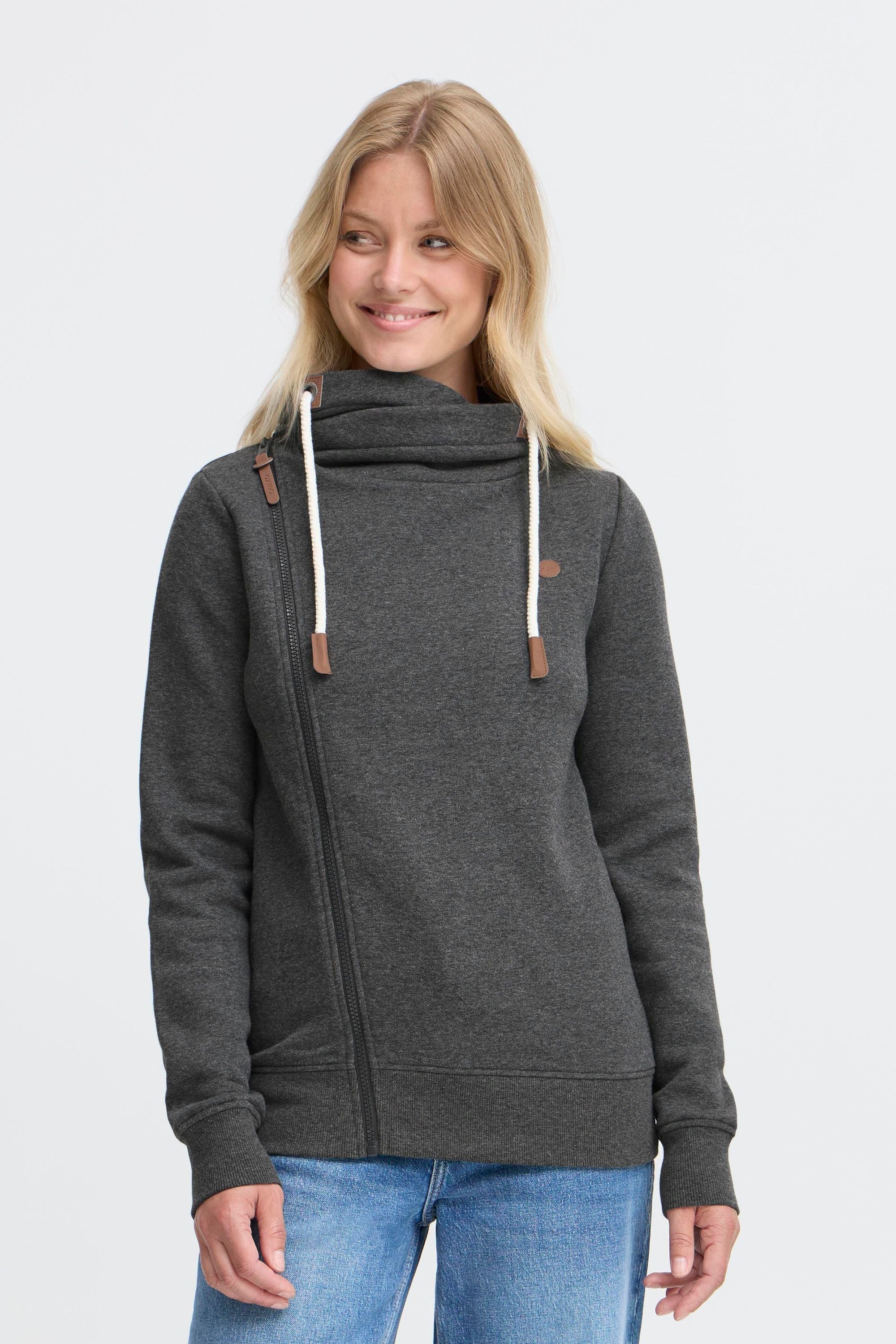 OXMO Sweatjacke OXMILLE TUBEZIP Modische Sweatjacke günstig online kaufen