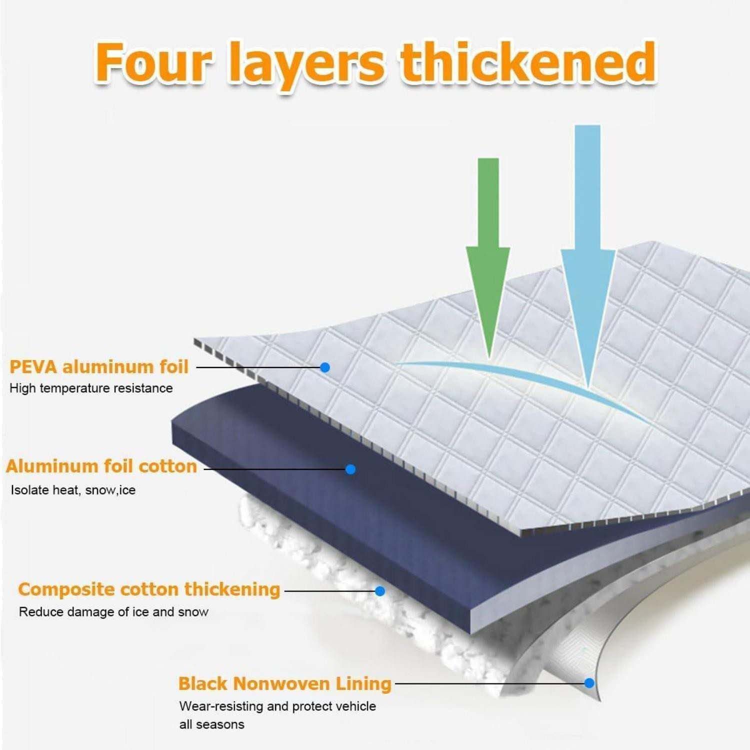 Trends for Living: Autoplane car windshield cover, waterproof and frost-proof, foldable