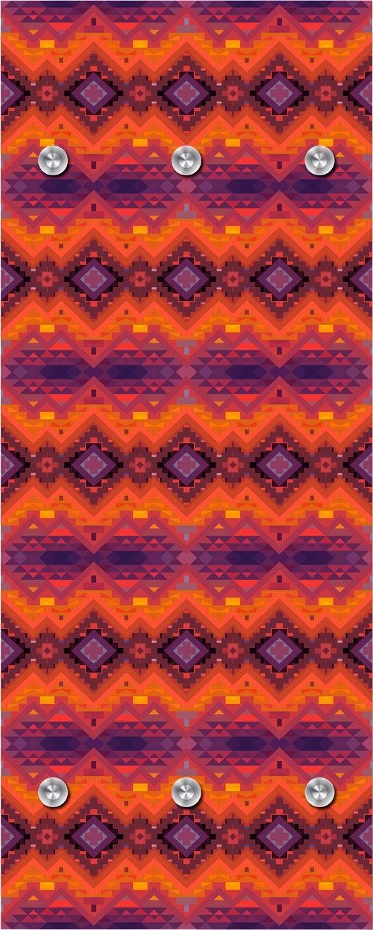 queence Шкафыleiste Orientalisches Muster, mit 6 Haken, 50 x 120 cm