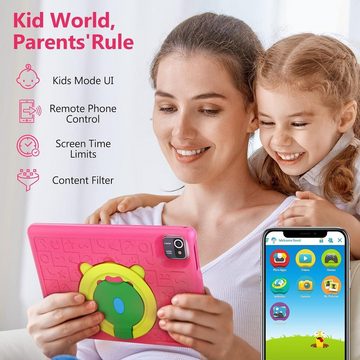 Lville Kinder's 5000 mAh Akku Quad Core Prozessor 6 GB RAM Doppelkamera Tablet (10", 64 GB, Android 13, Kinder-Sicherheit und Performance: Das Neueste für Junge Entdecker)
