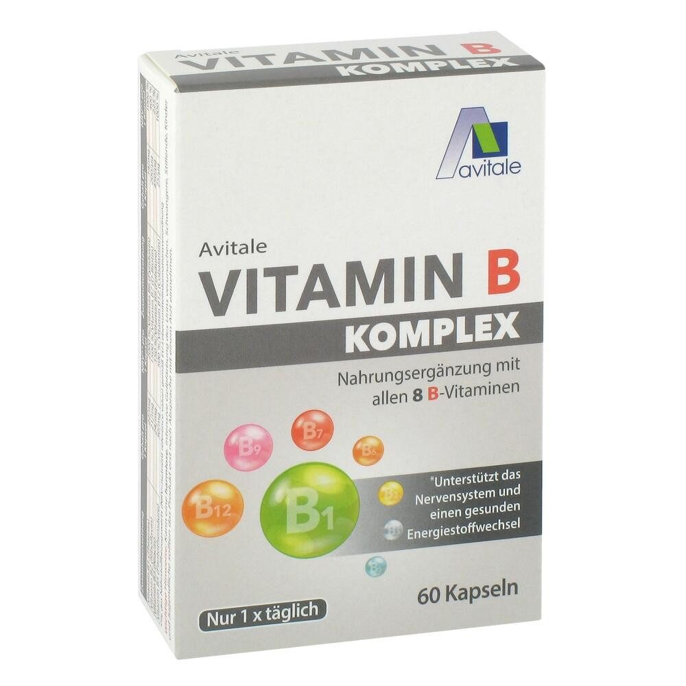 Avitale GmbH VITAMIN B KOMPLEX Kapseln Kapseln, 60 St.