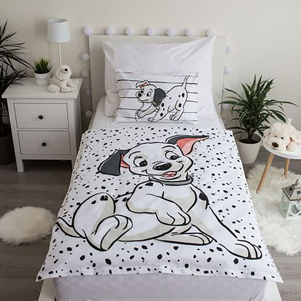 Disney Kinderbettwäsche Disney Kinderbettwäsche 101 Dalmatiner 100x135 + 40 günstig online kaufen