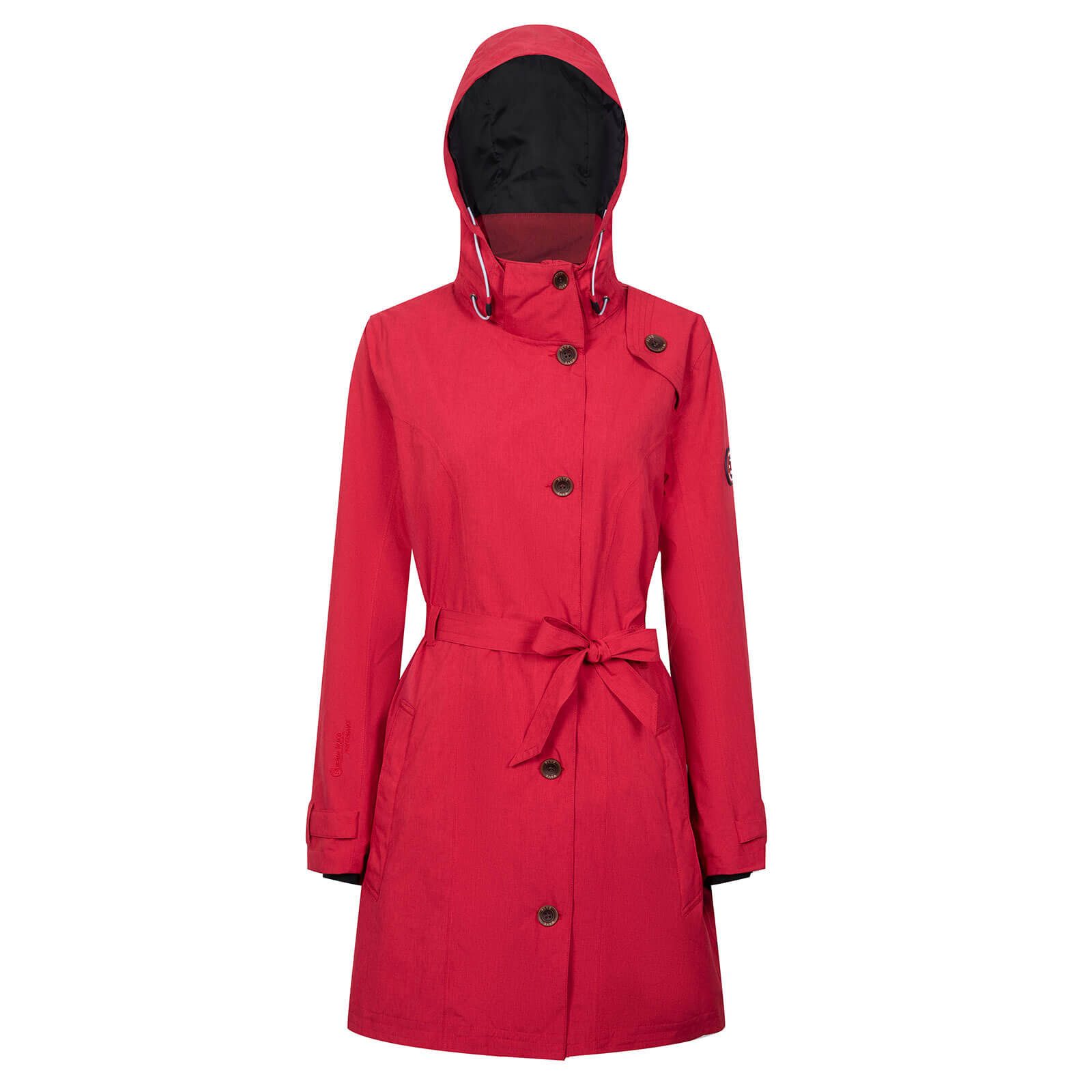 Blue Wave Funktionsmantel Jennifer Damen Funktions-Trenchcoat Jennifer - Regenjacke mit Dekorknöpfen