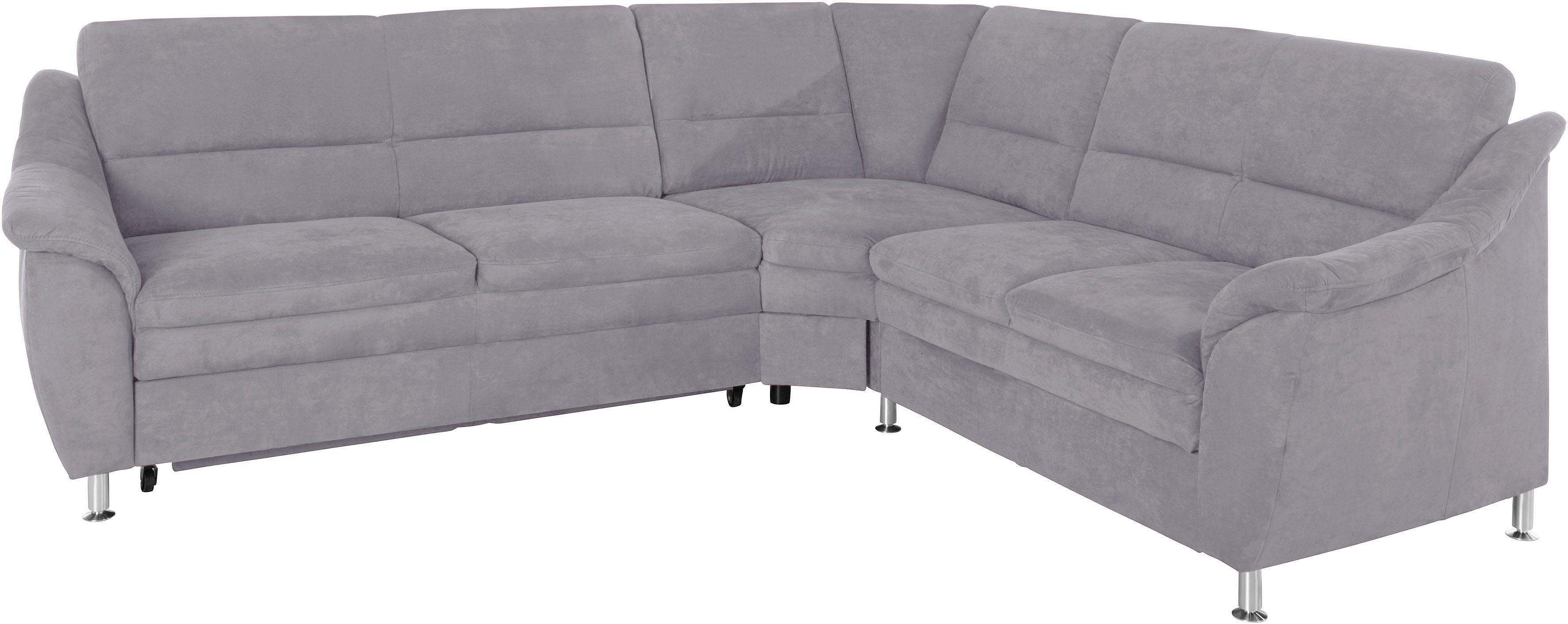Home affaire Ecksofa Cardoso L-Form, mit Trapezecke für mehr Sitzkomfort, wahlweise auch mit Bettfunktion
